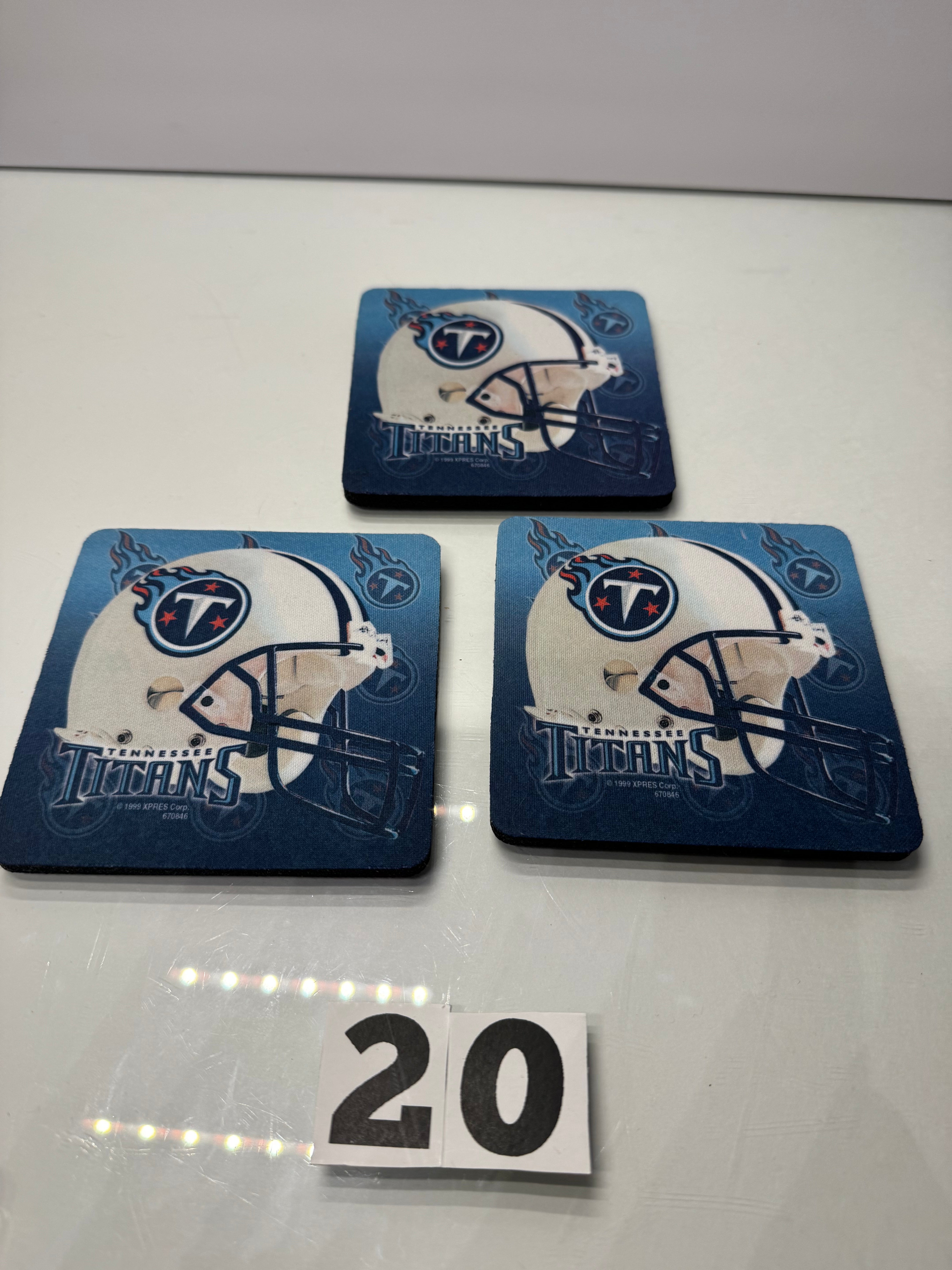 Titans Coaster Set Of 3