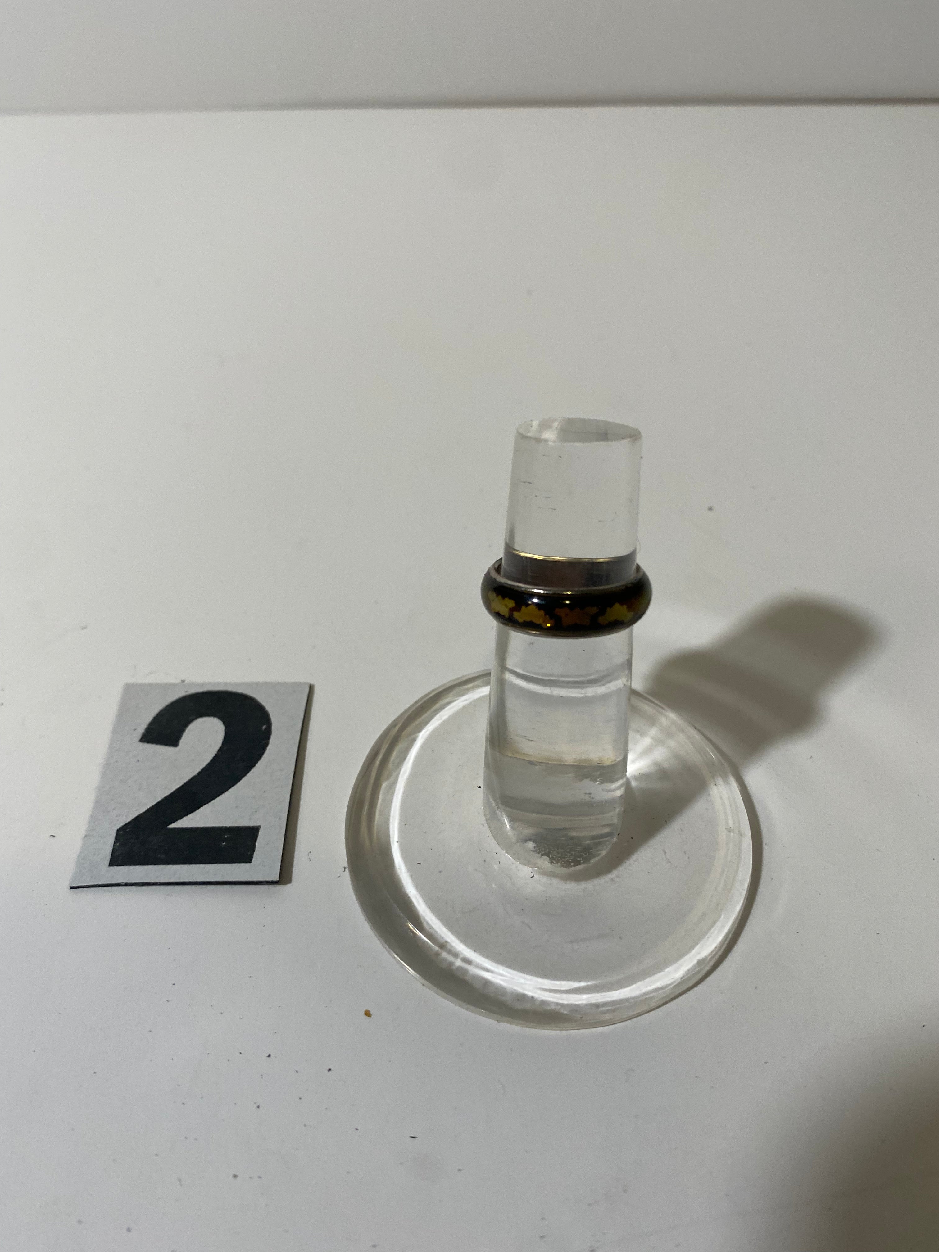 Black and Gold Tone Ring