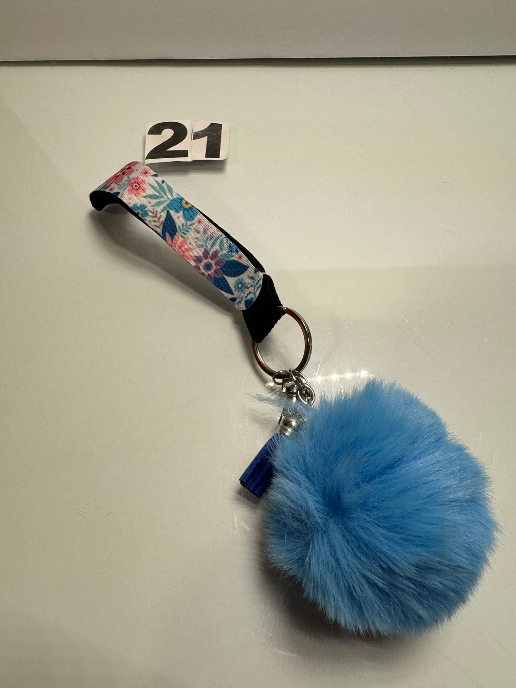 Blue Key Chain