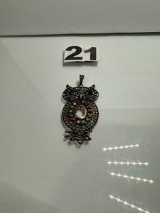 Golden Owl Charm