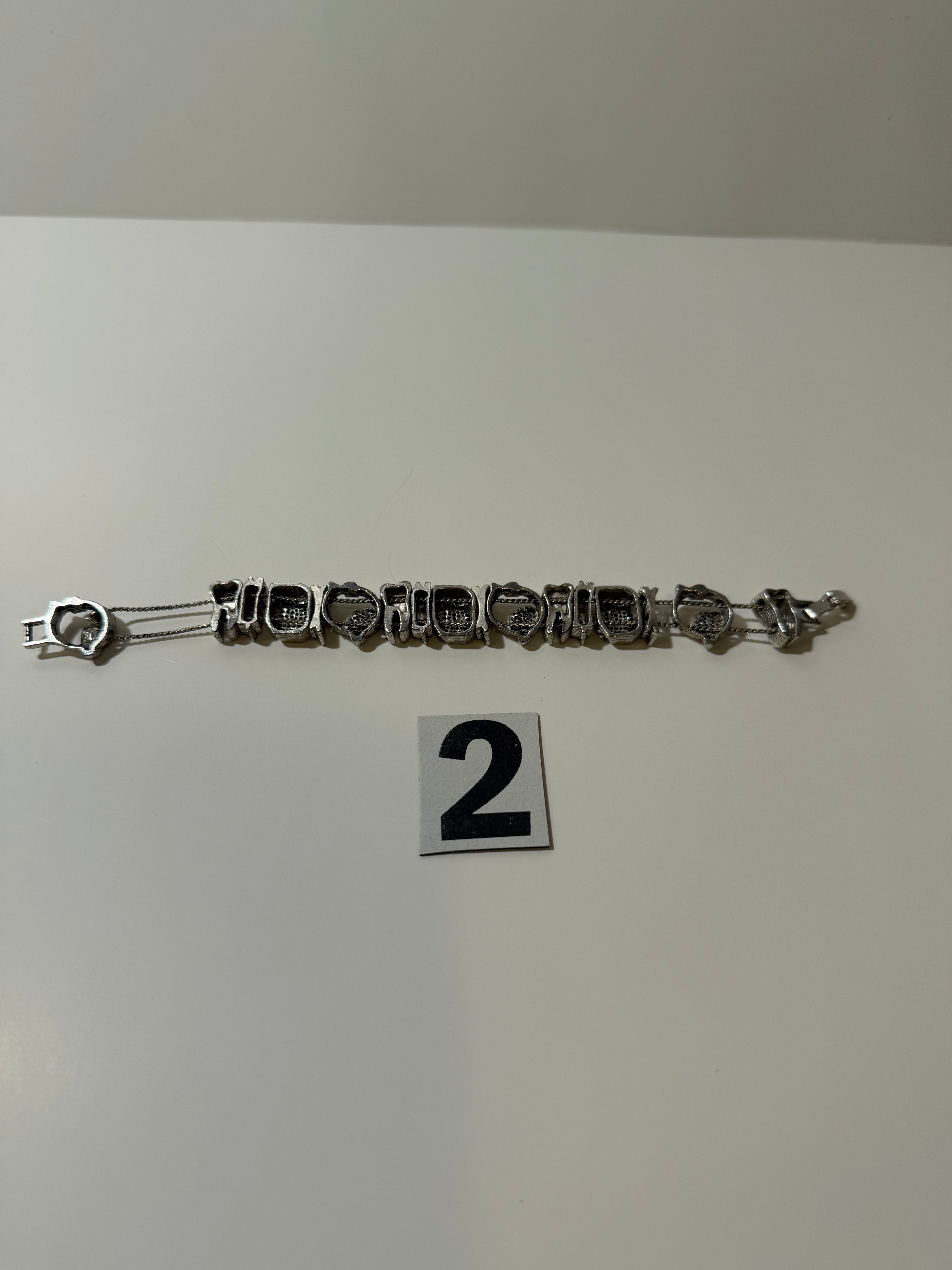 Chrome Charm Bracelet