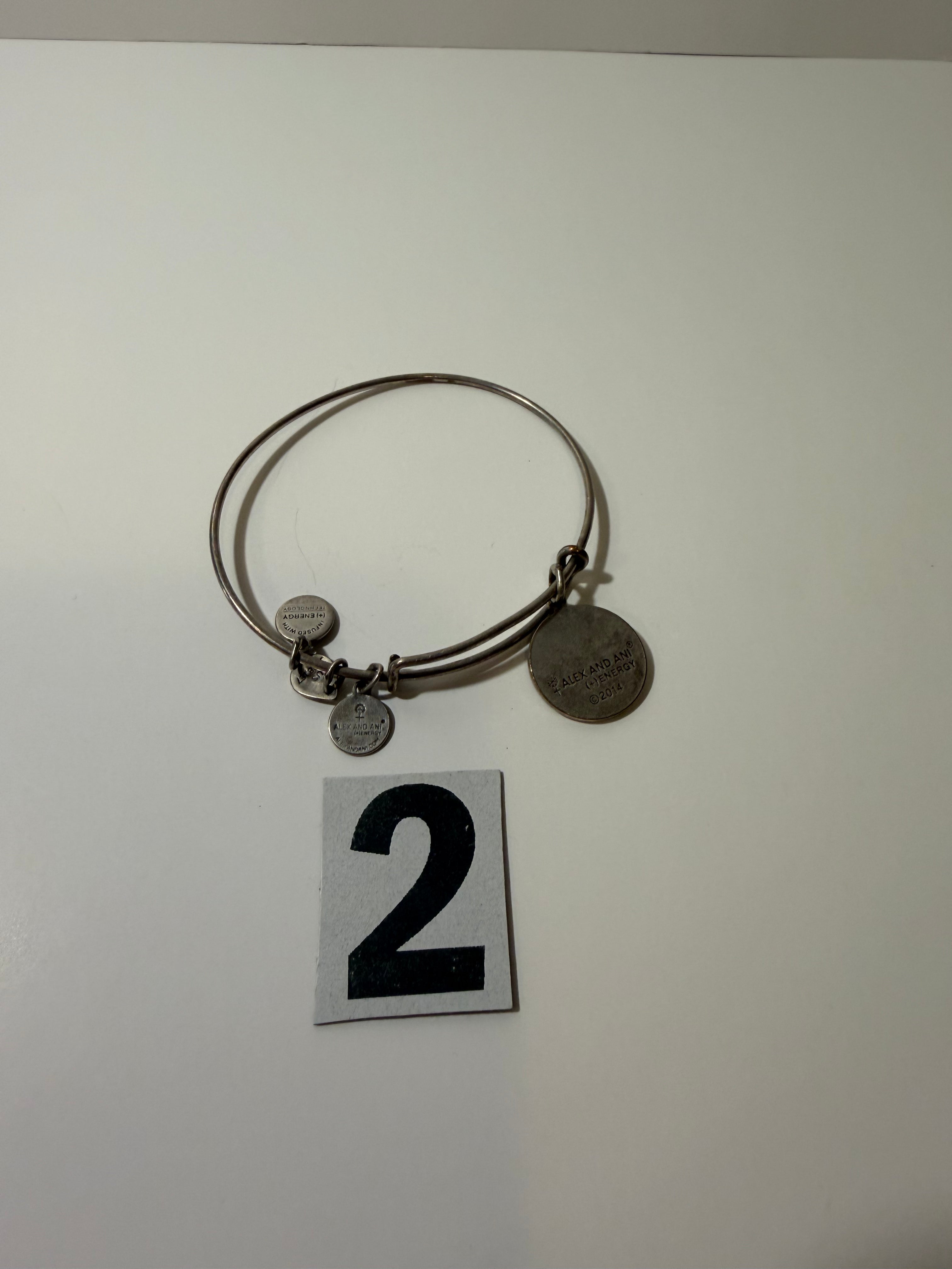 Chrome Flower Charm Bracelet