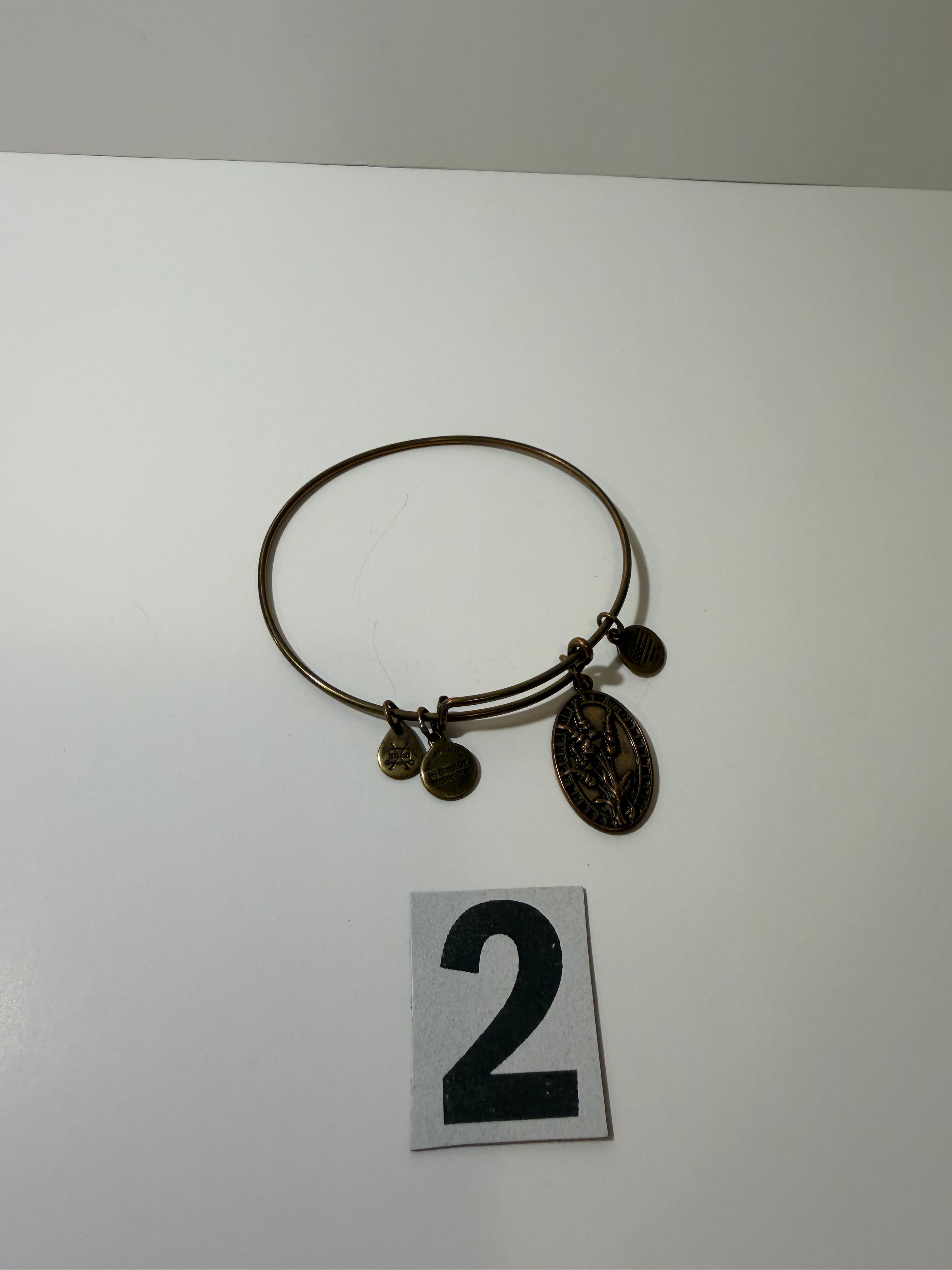 Brown Flower Charm Bracelet