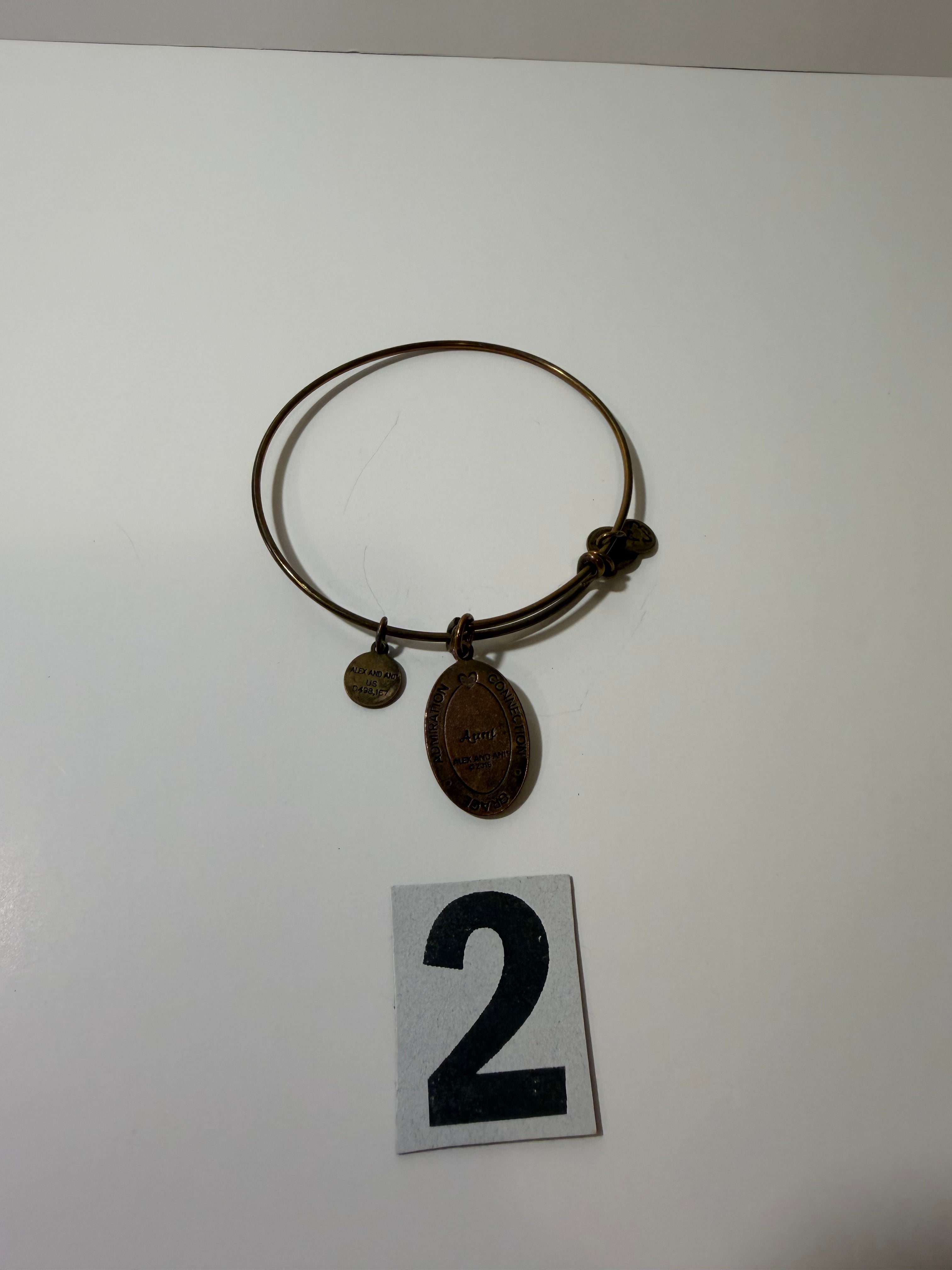 Brown Flower Charm Bracelet