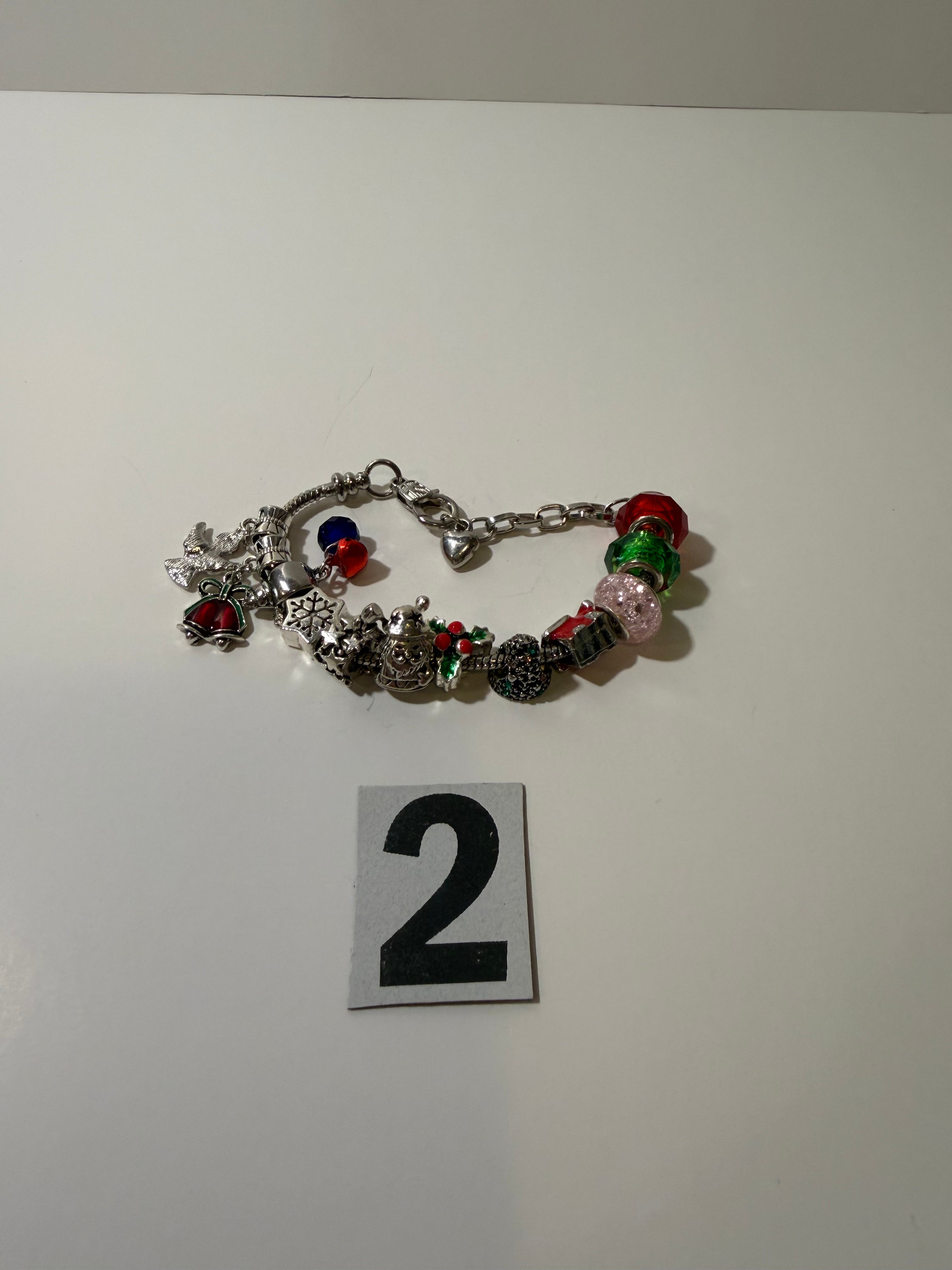 Christmas Theme Charm Bracelet