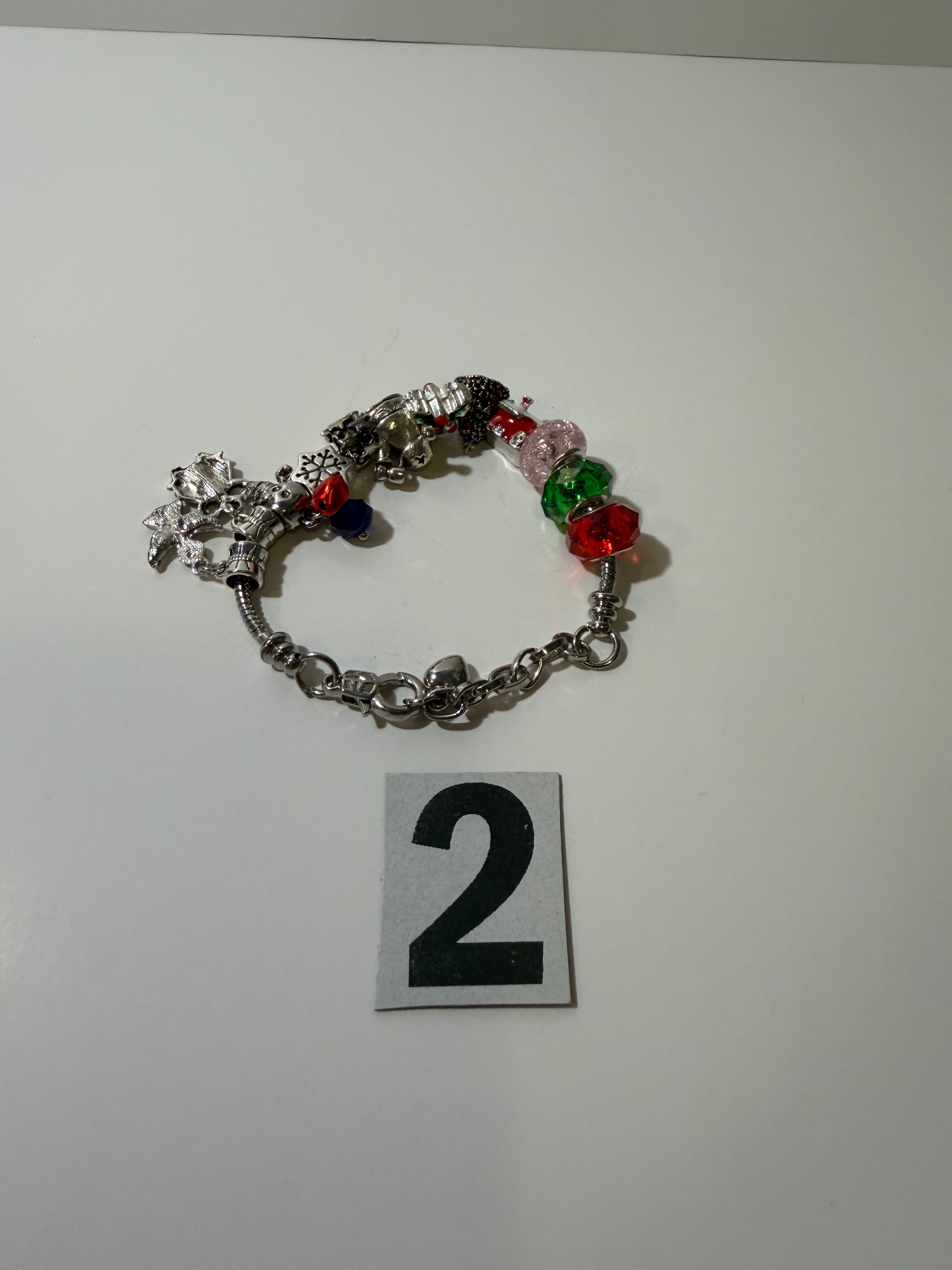 Christmas Theme Charm Bracelet