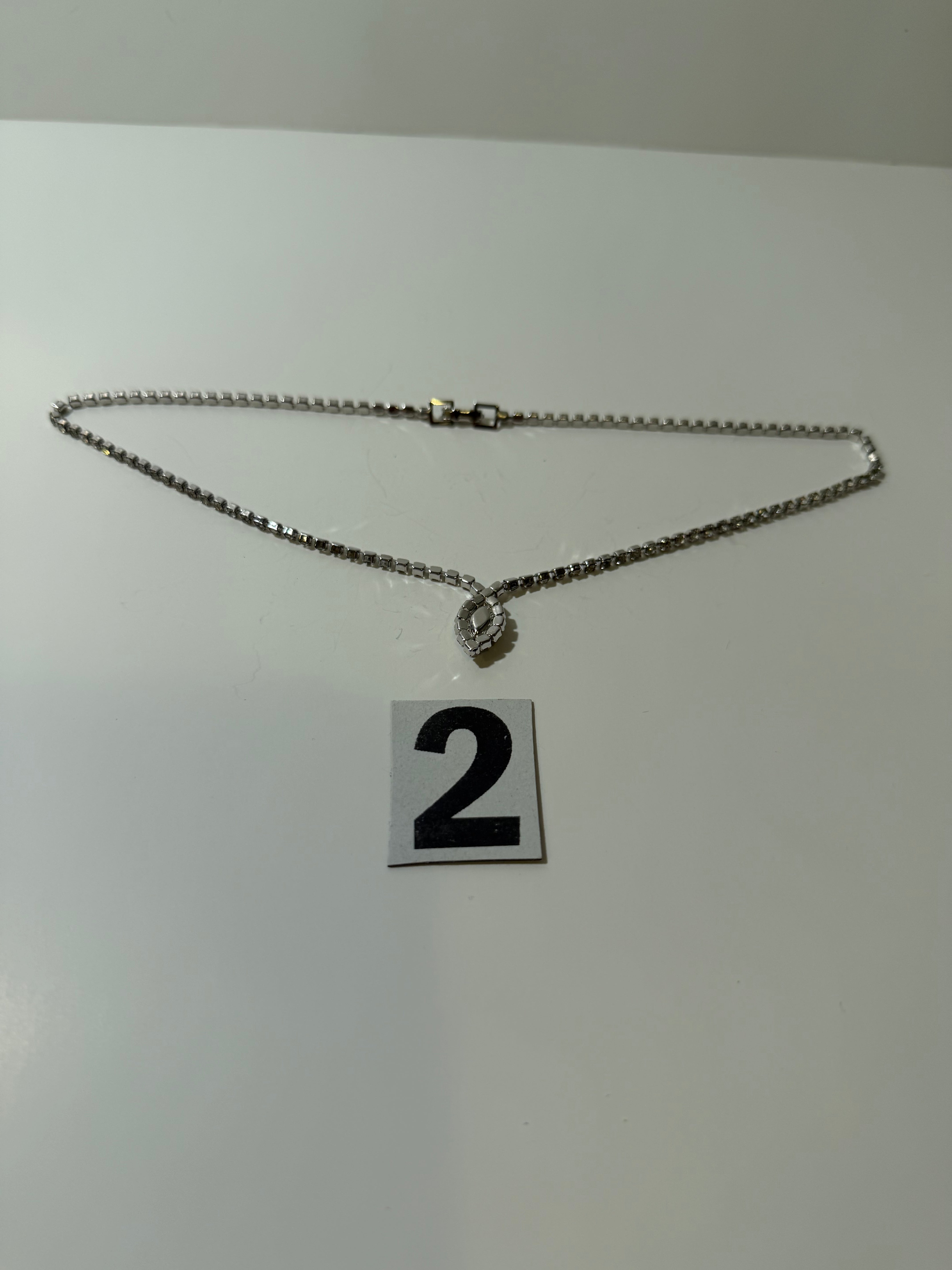 Chrome & Green Necklace