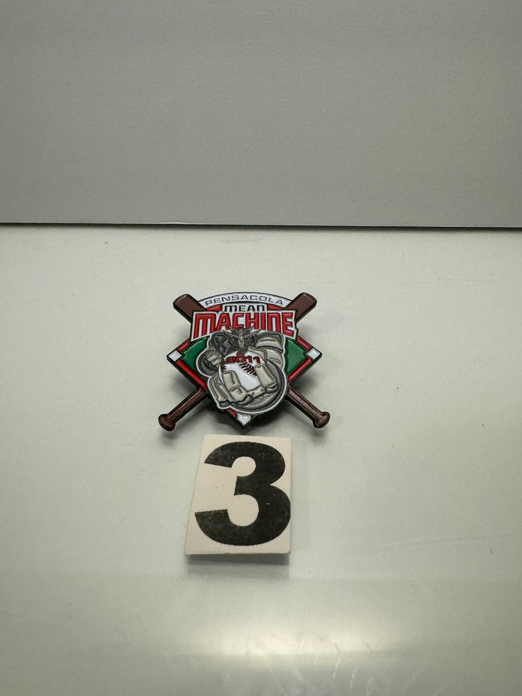 Mean Machine Baseball Pin