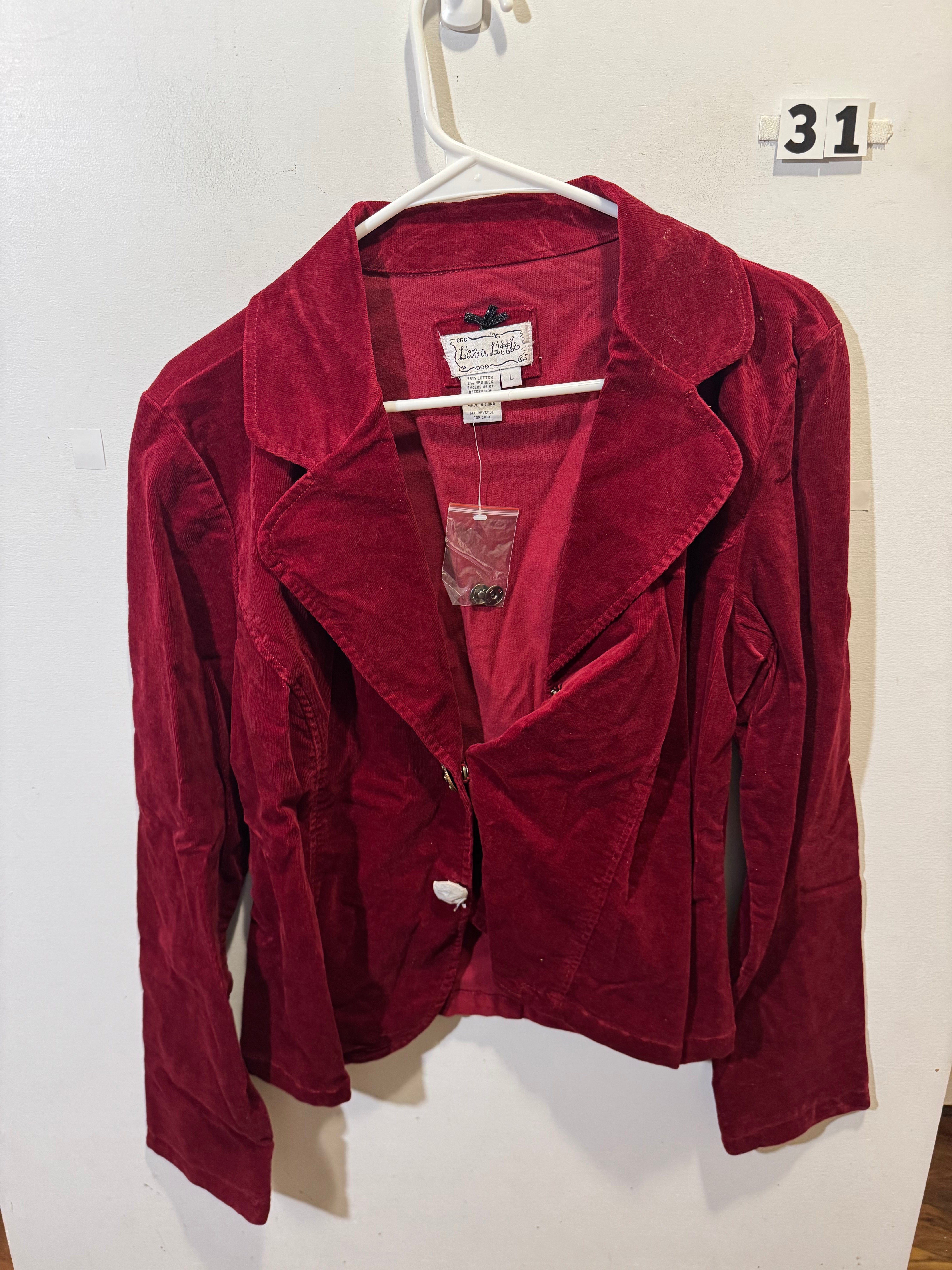Women’s L Live A Little Jacket