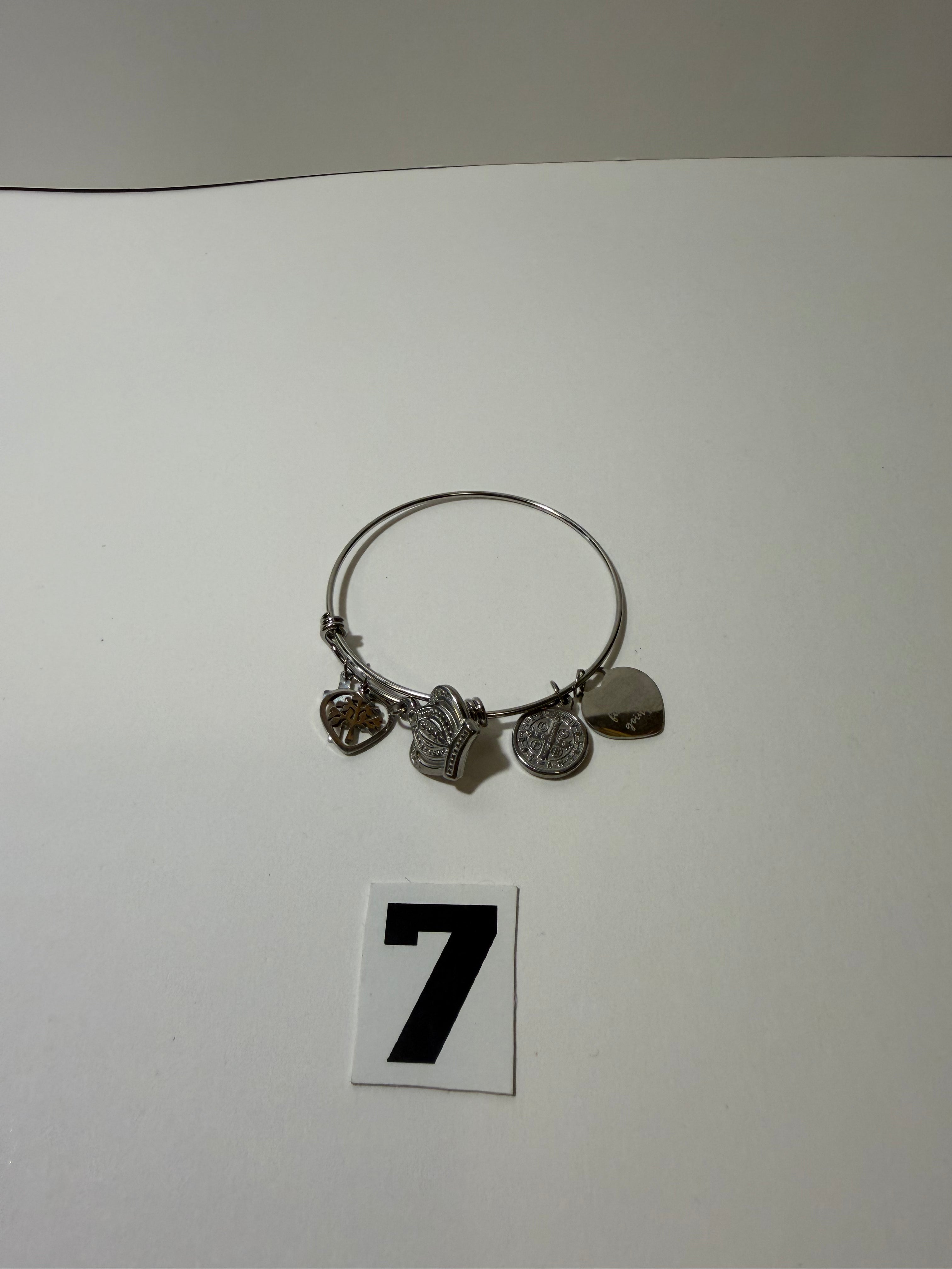 Chrome Charm Bracelet