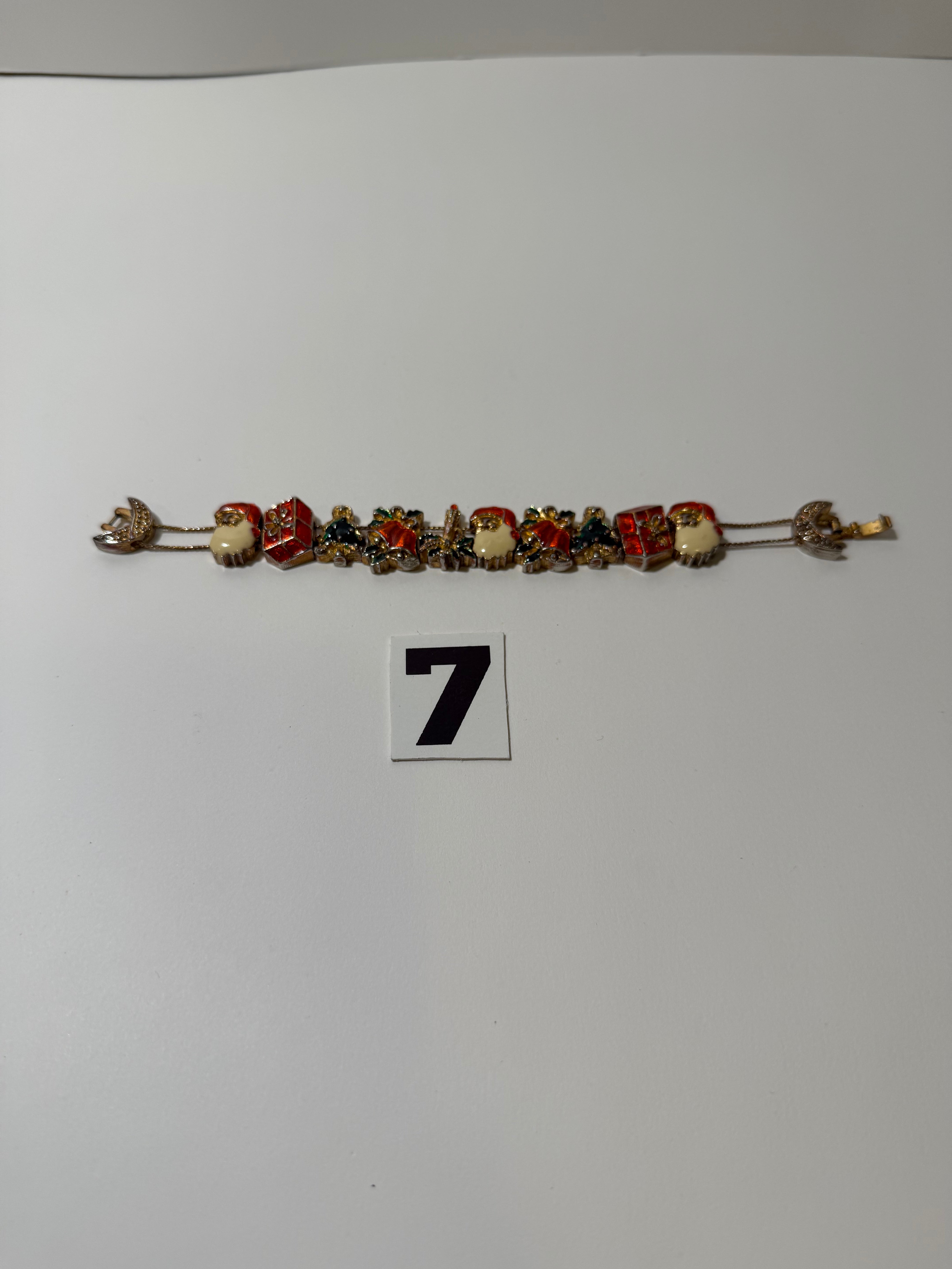 Christmas Theme Charm Bracelet