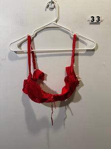 Floral Red 36B Bra