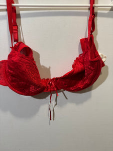 Floral Red 36B Bra