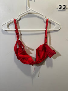 Floral Red 36B Bra