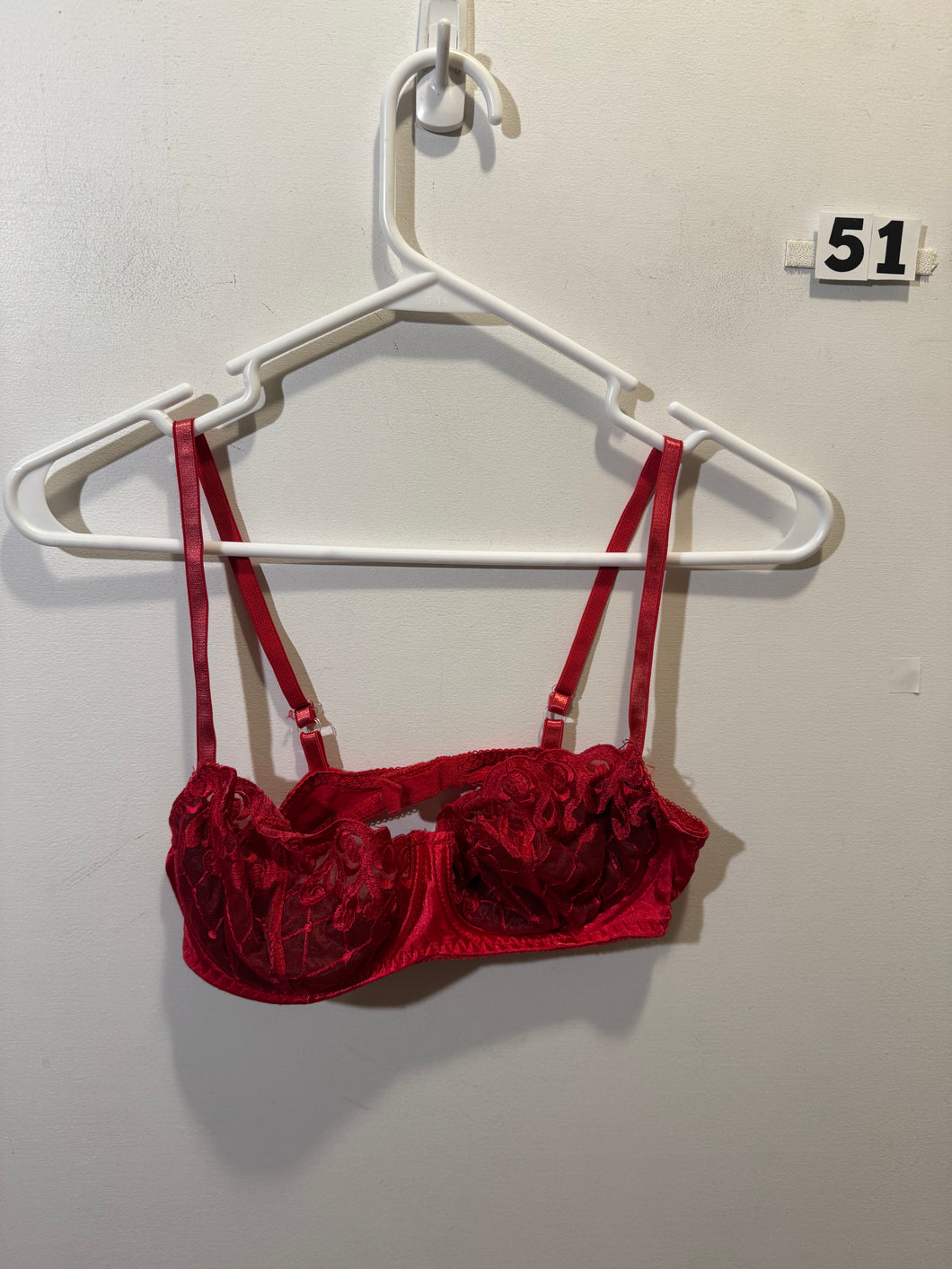 Red 36B Lingerie Bra