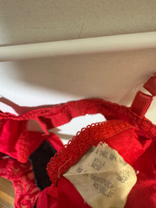 Red 36B Lingerie Bra