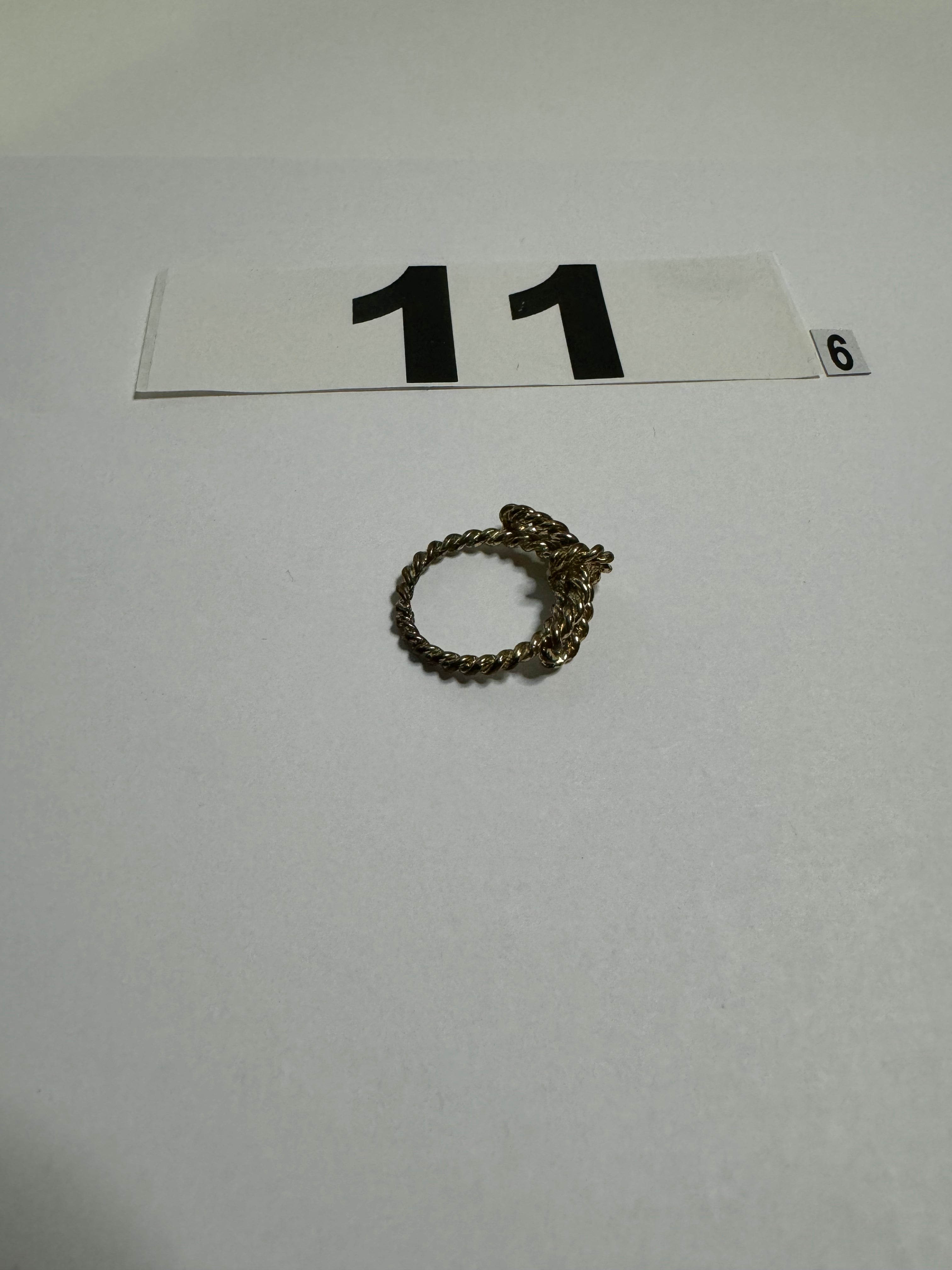 Golden Knot Ring