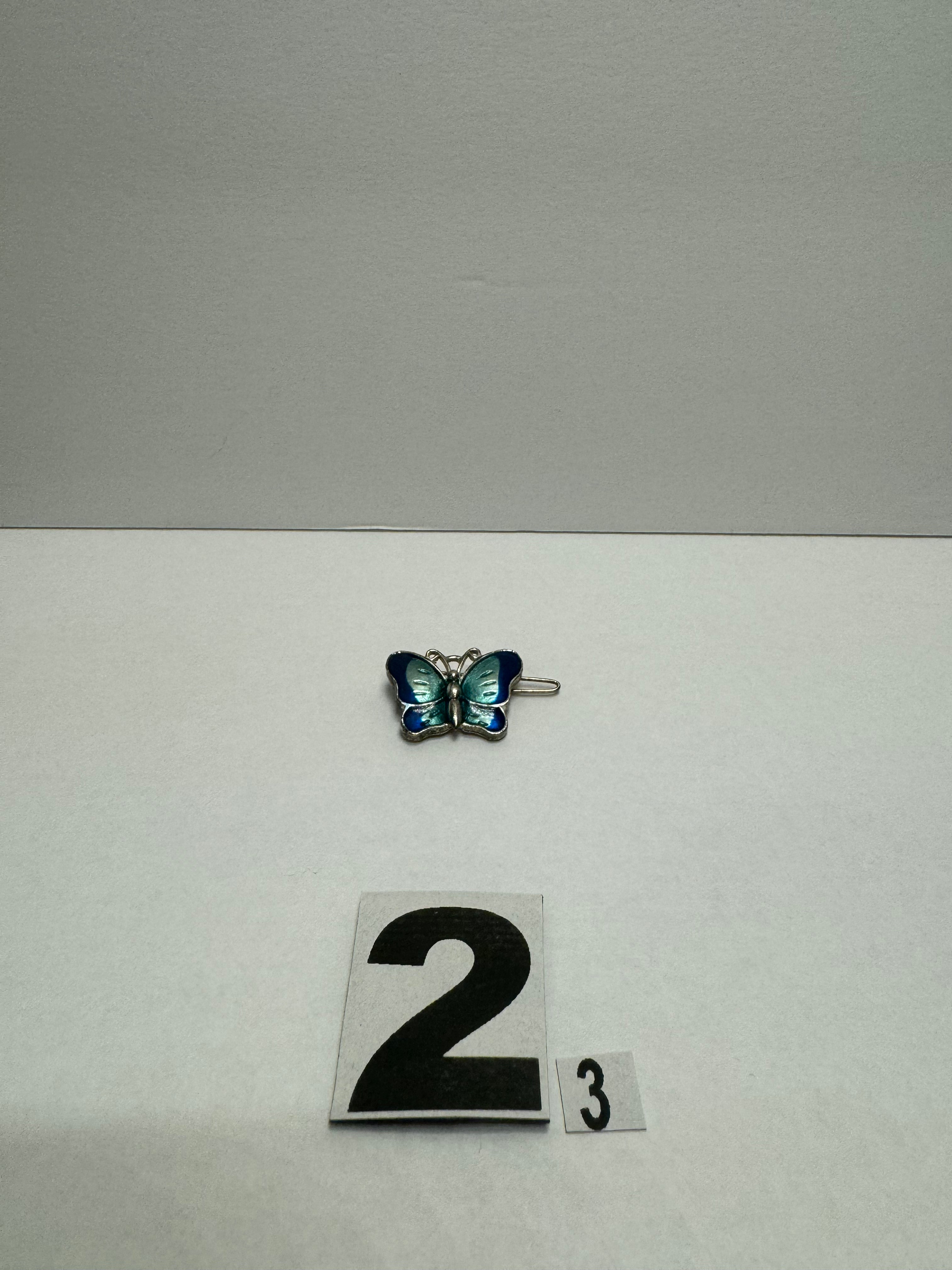 Blue Butterfly Charm