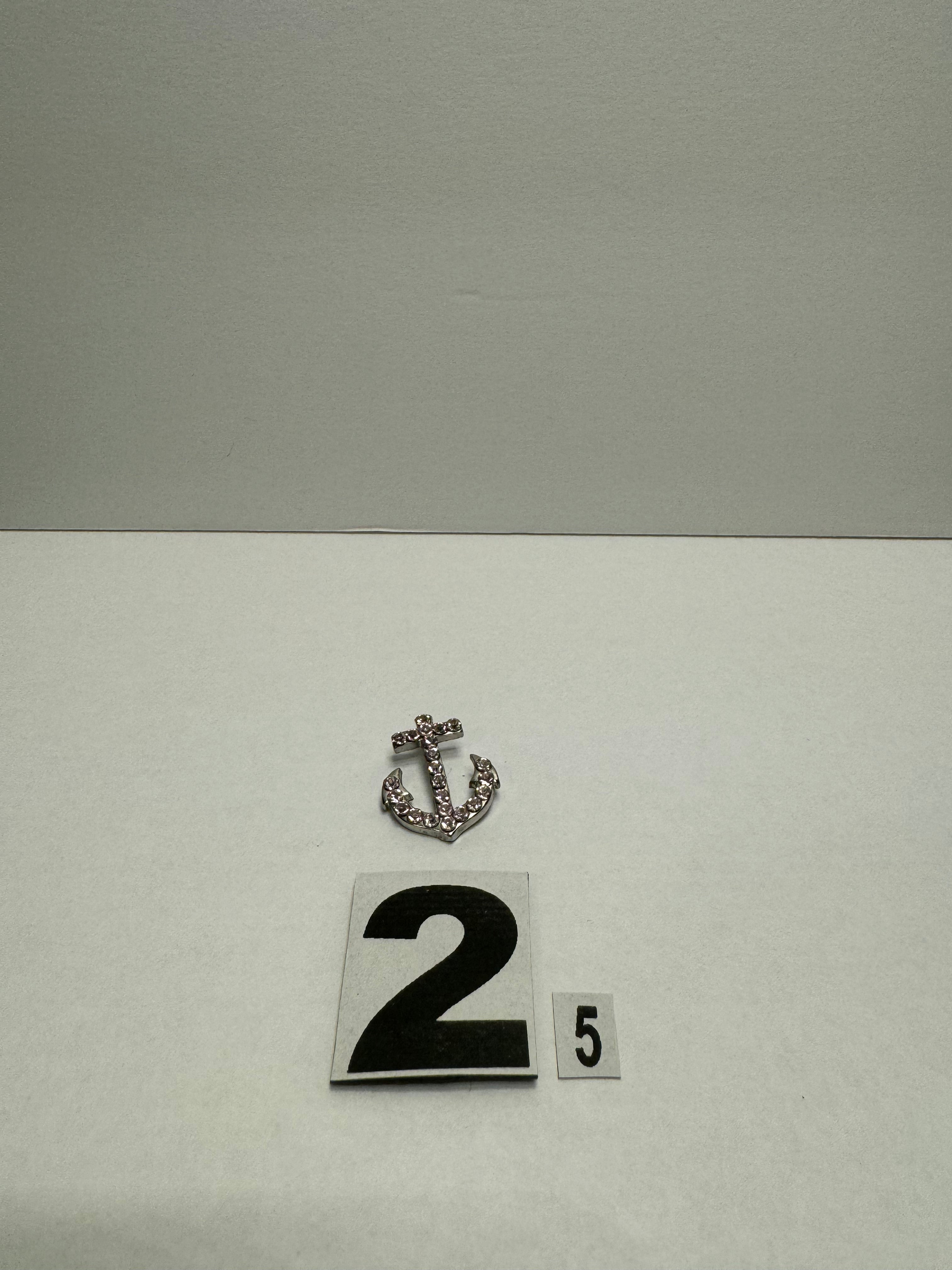 Chrome Anchor Charm