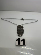 Load image into Gallery viewer, Chrome Owl Necklace
