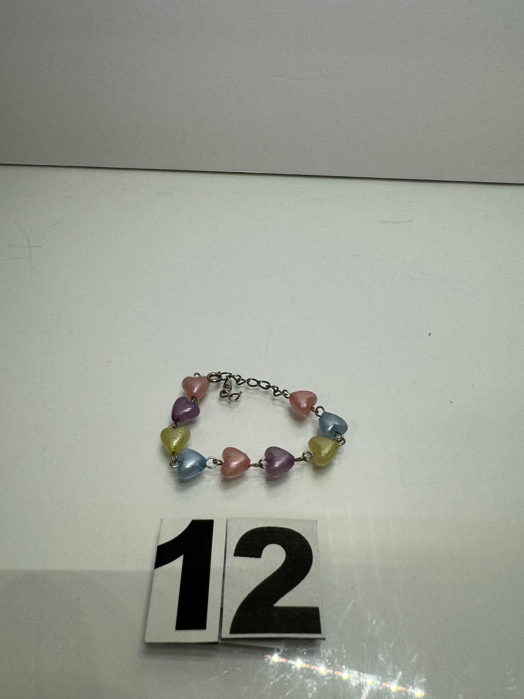 Multicolored Heart Bracelet