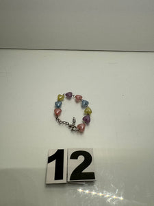 Multicolored Heart Bracelet