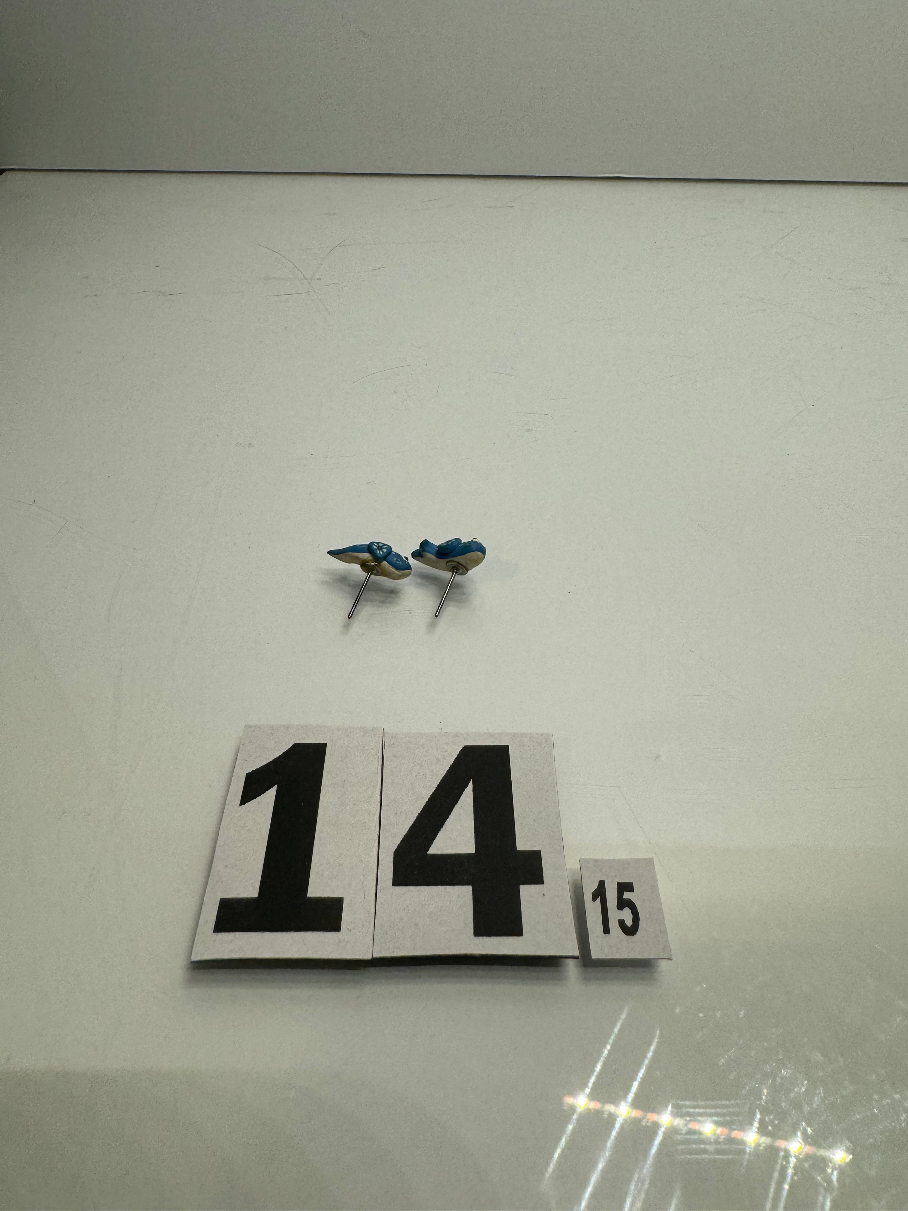 Blue Whale Earrings
