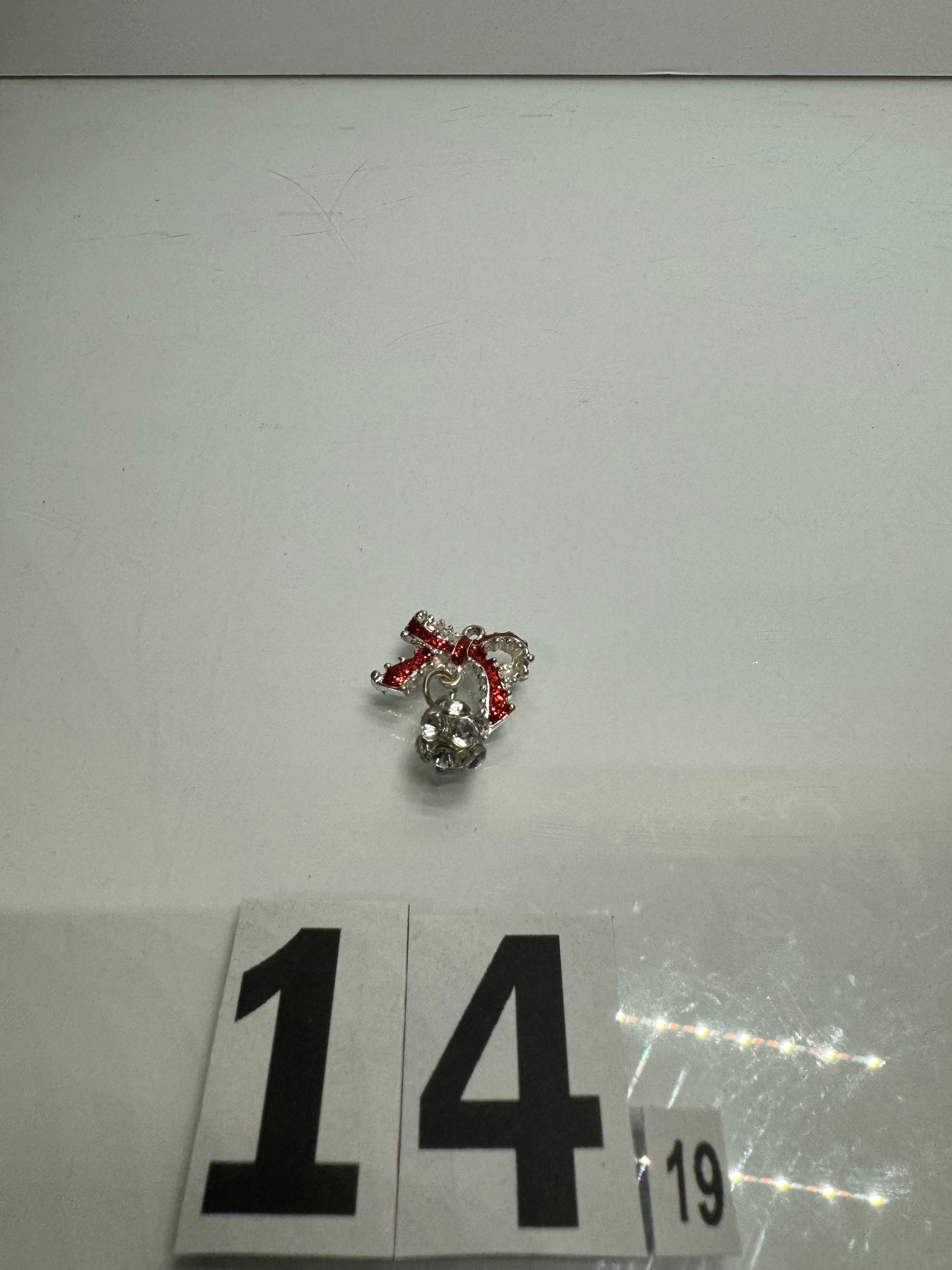 Red Bow Charm