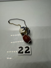 Load image into Gallery viewer, Football KeyChain Charm
