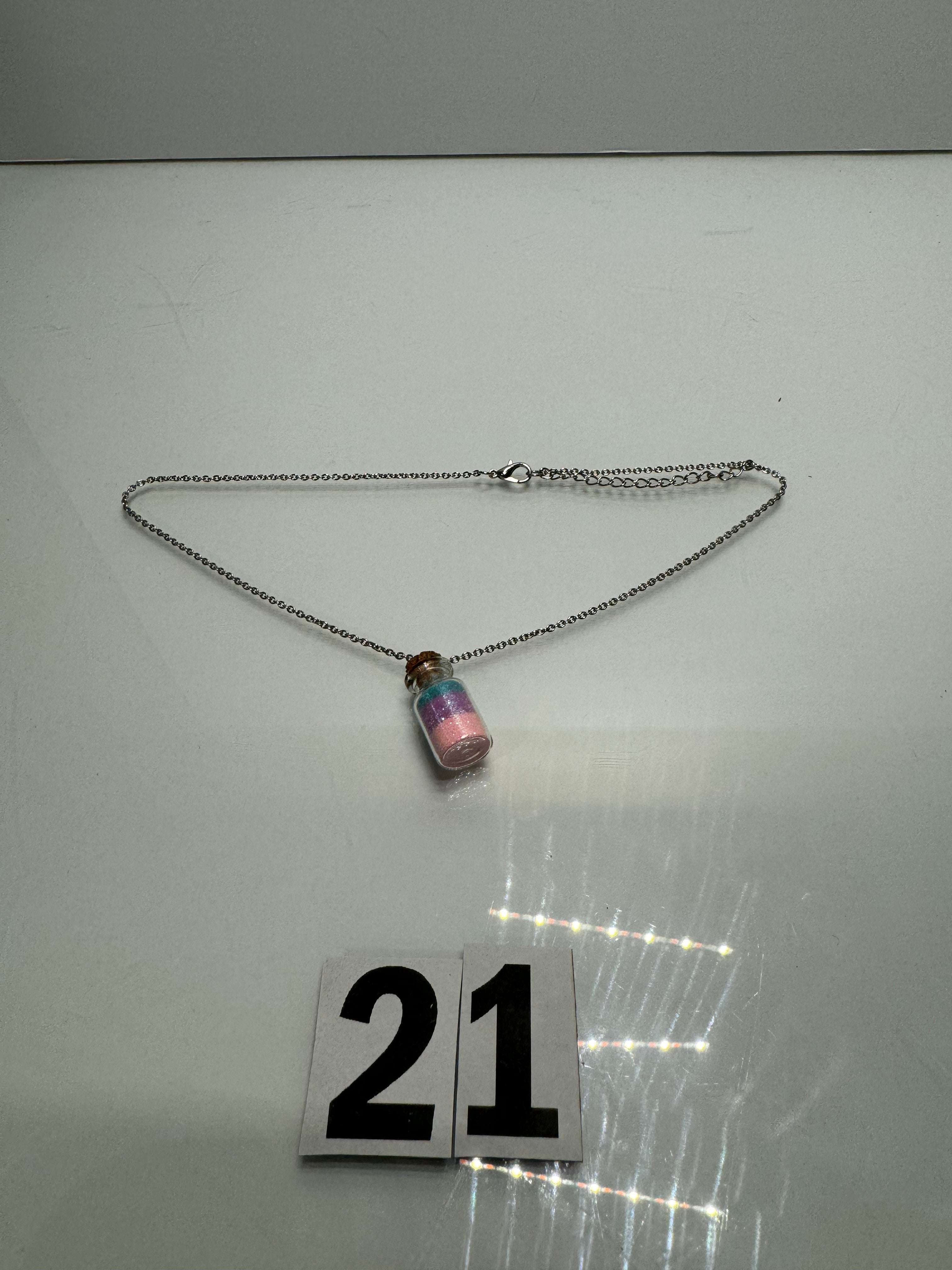 Chrome Charm Necklace