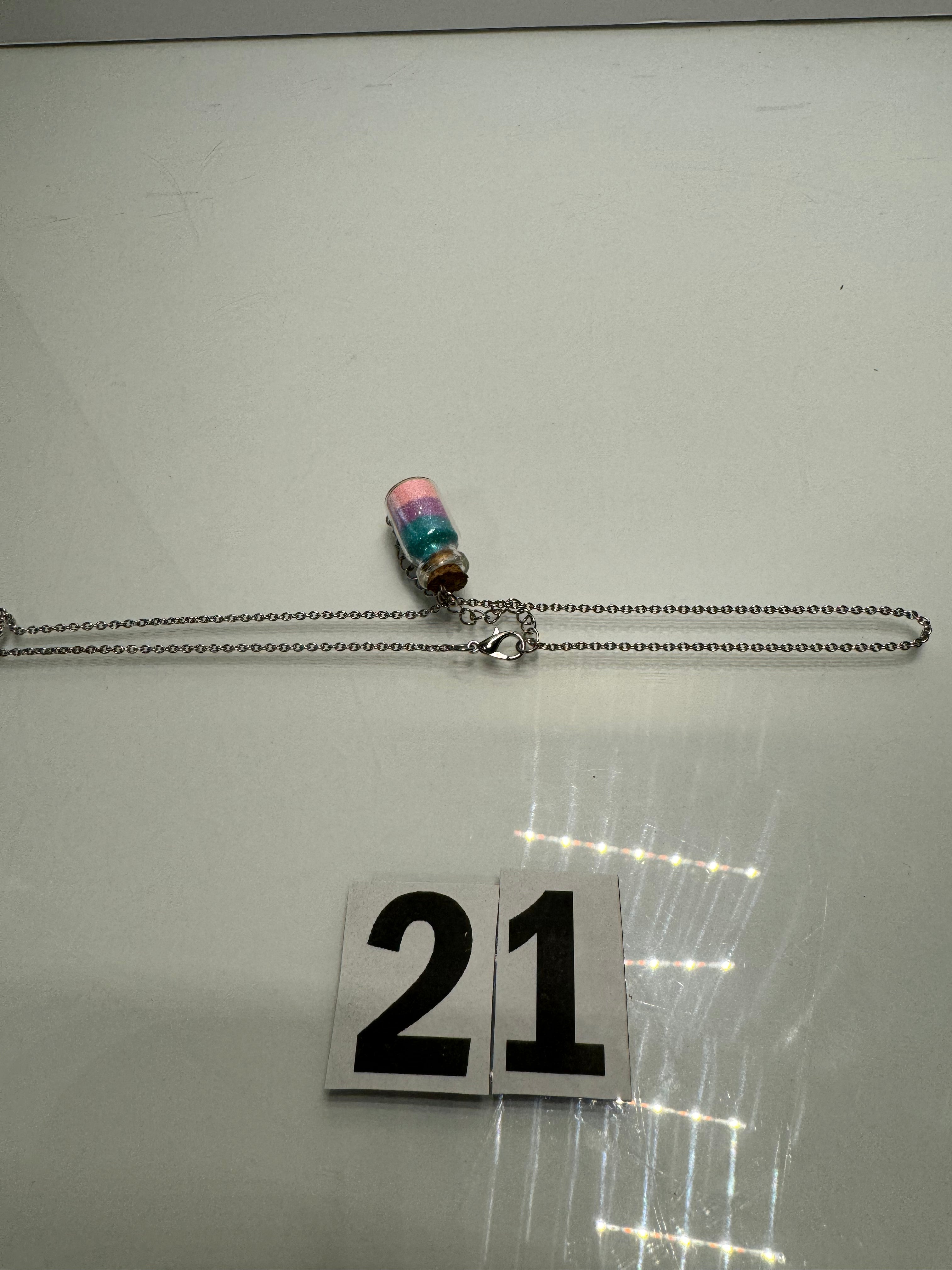 Chrome Charm Necklace