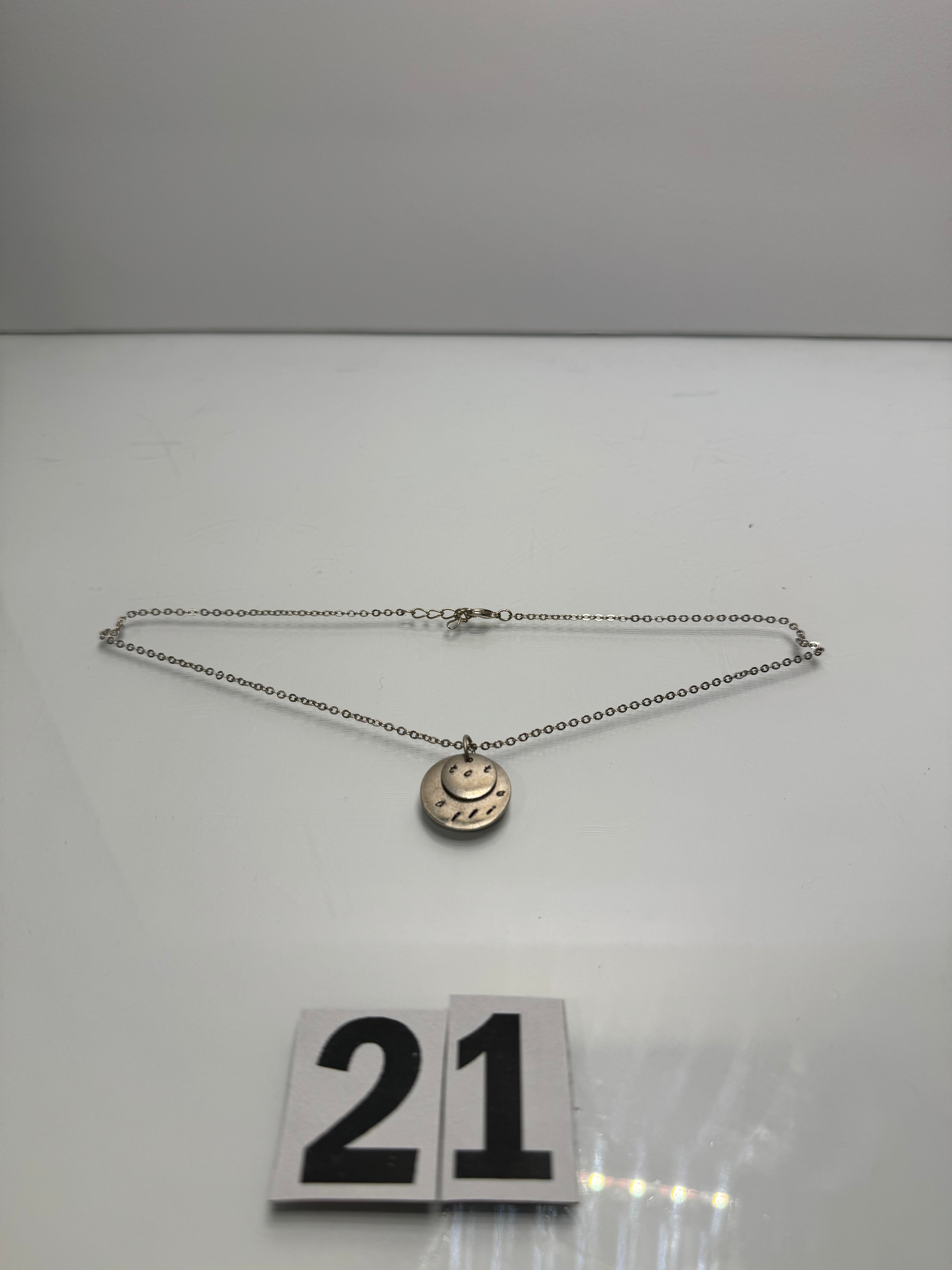 Chrome Charm Necklace