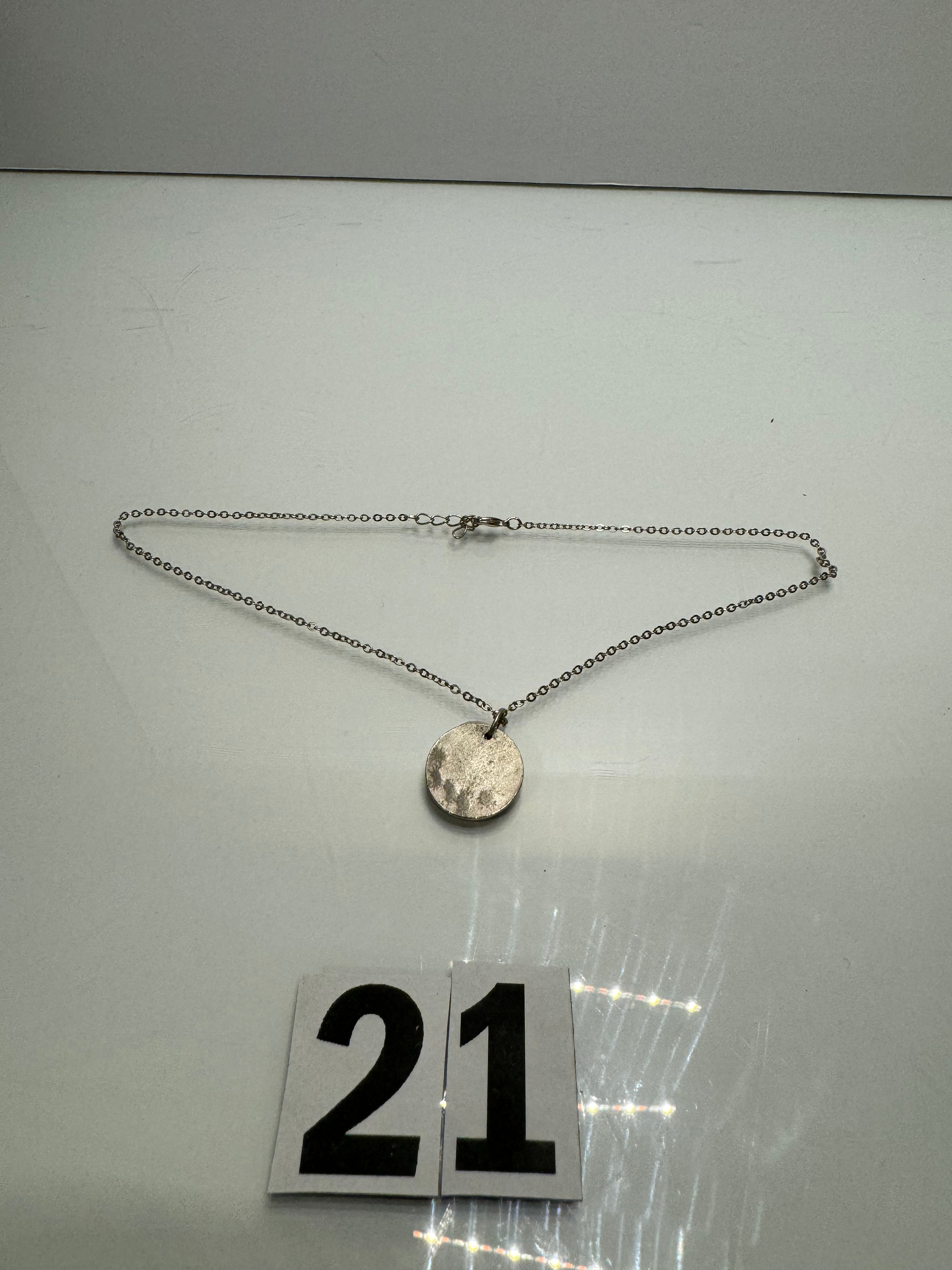 Chrome Charm Necklace