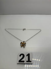 Load image into Gallery viewer, Chrome Bow Necklace
