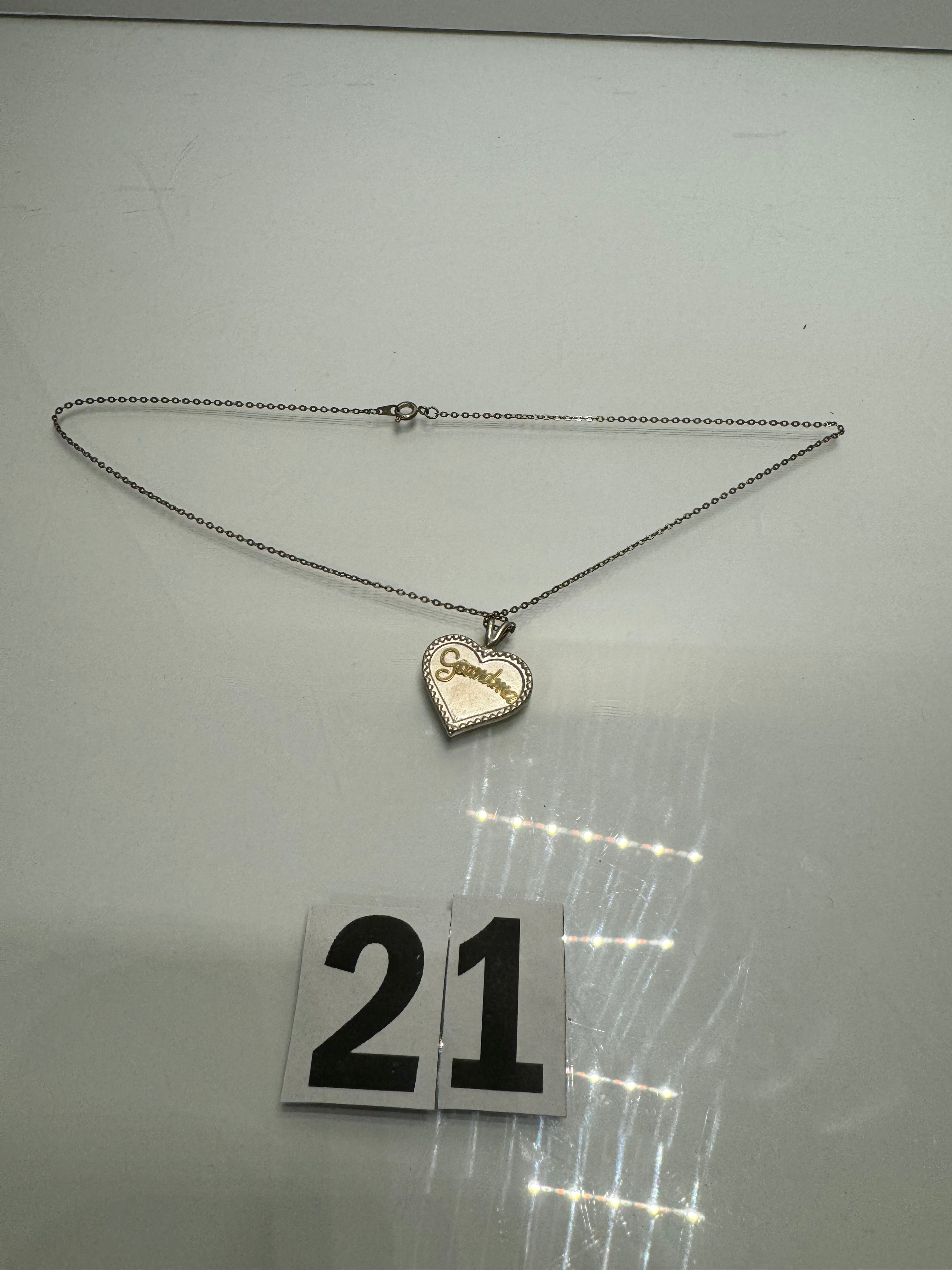 Chrome Grandma Necklace