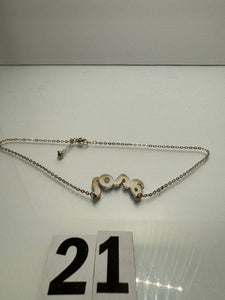 Chrome Love Necklace