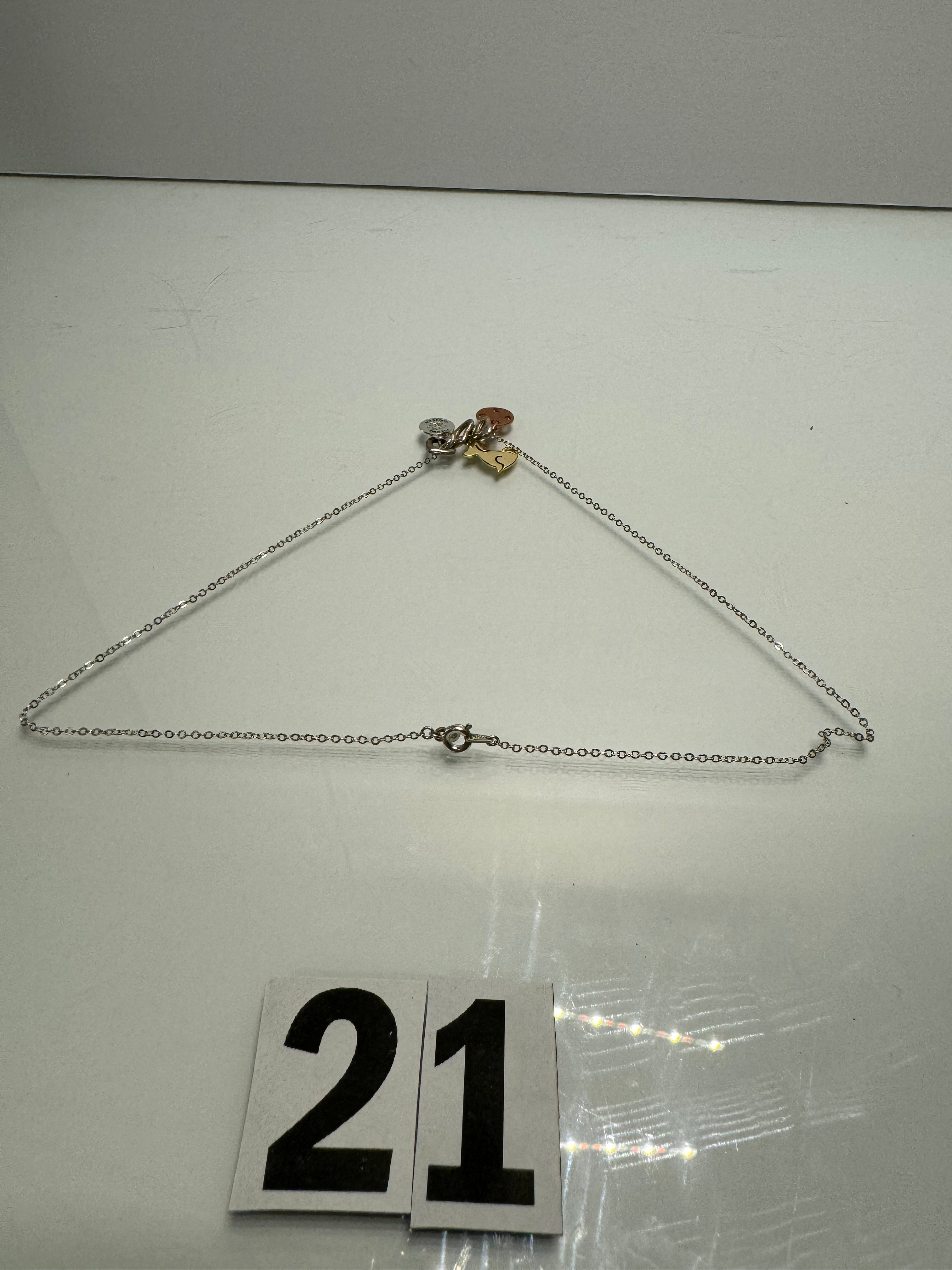 Chrome Dog Necklace