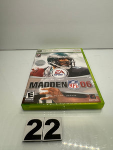 Madden 06 Xbox 360 Video Game