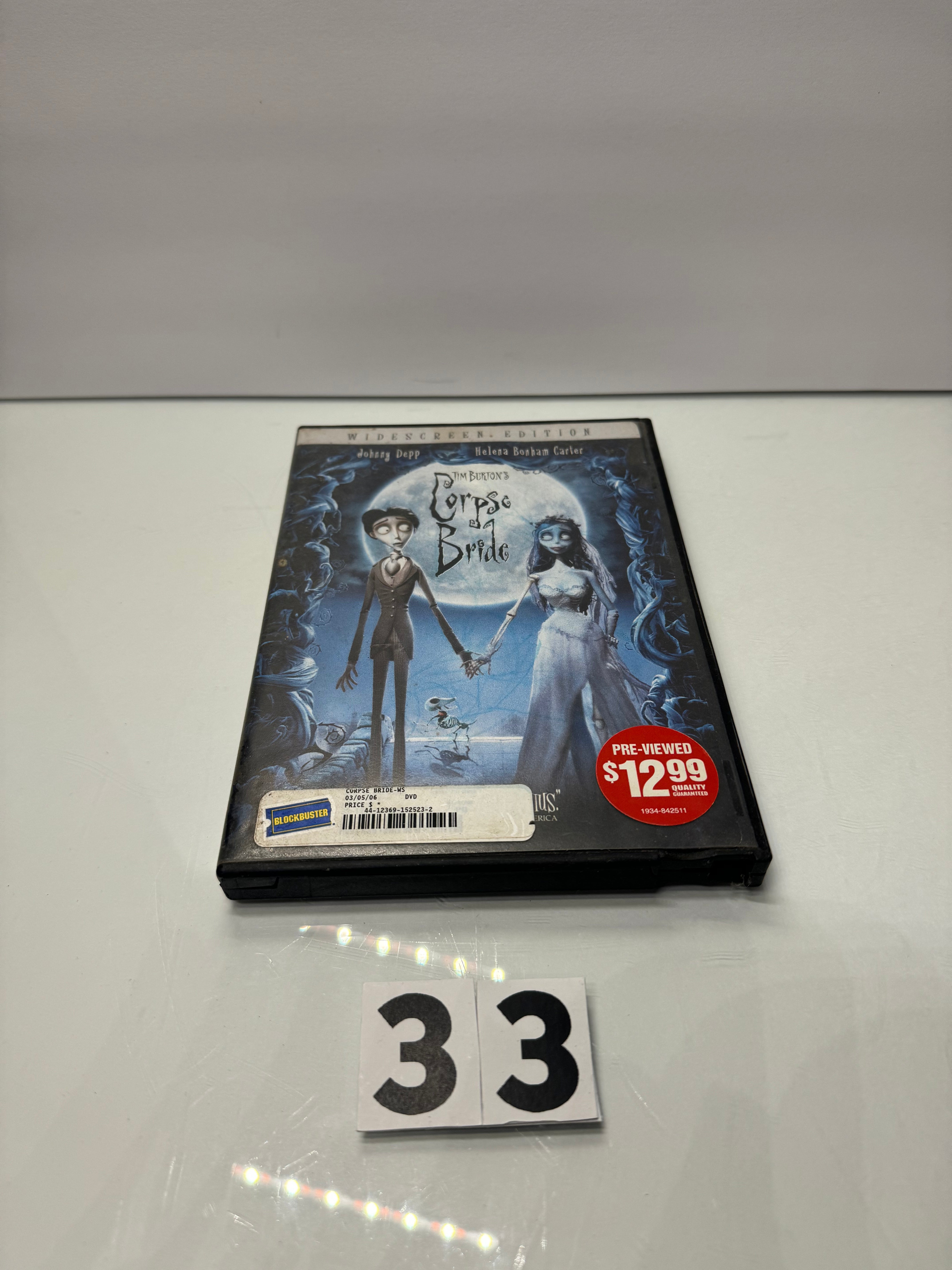 Corpse Bride DVD