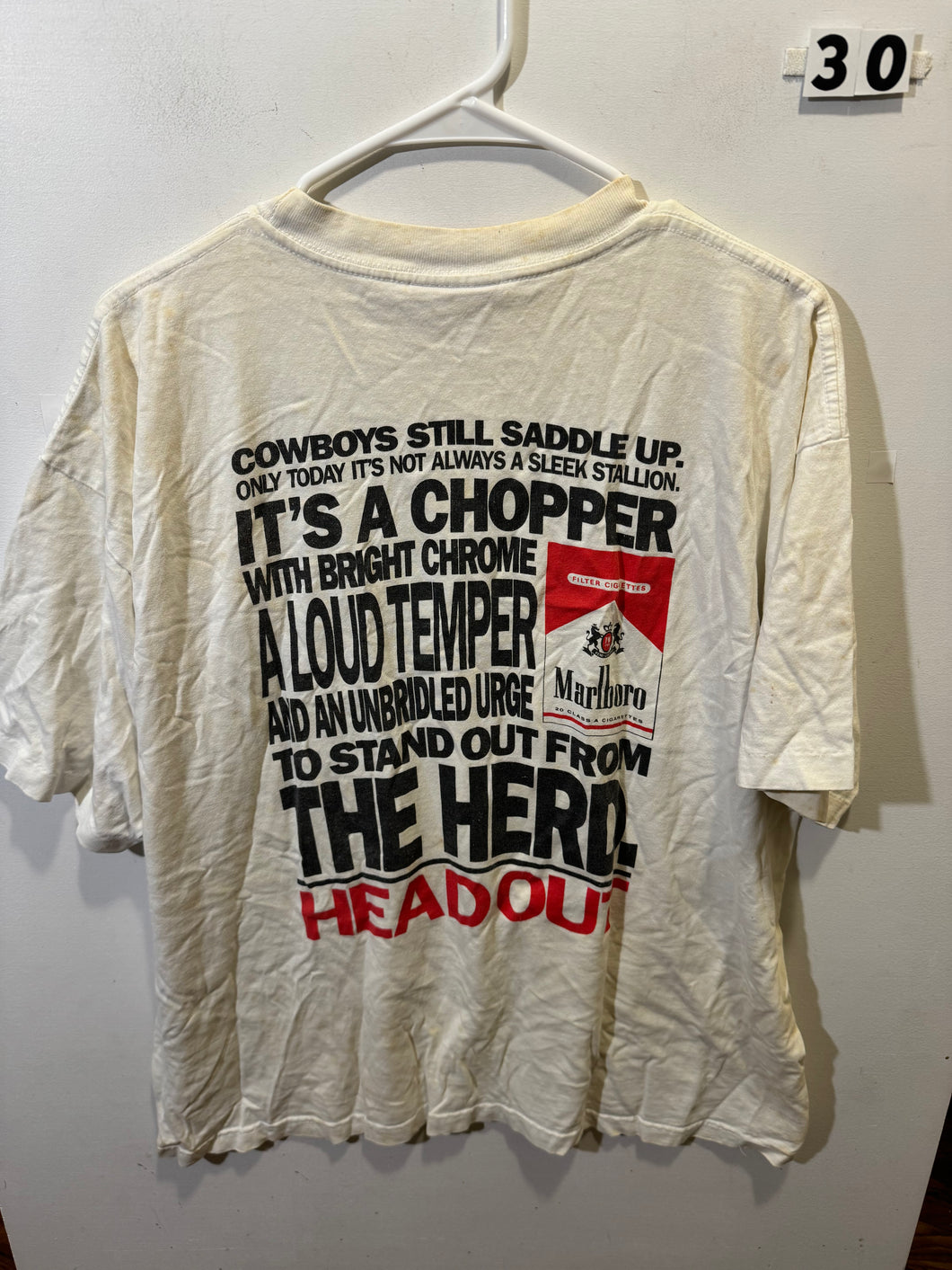 Men’s OS Marlboro * As Is * Shirt