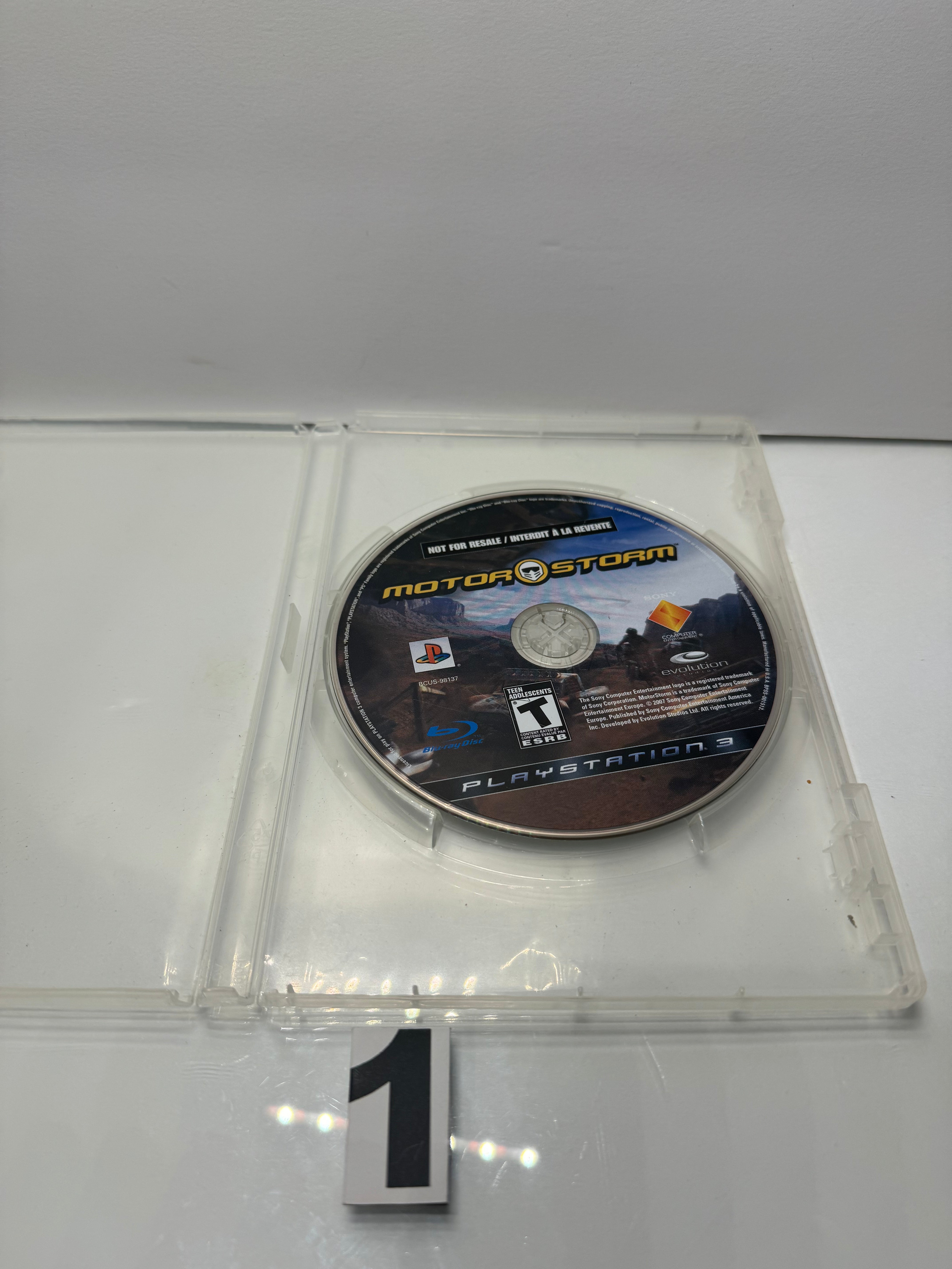 Motor Storm PS3 Video Game