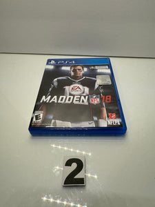 Madden 18 PS4 Video Game