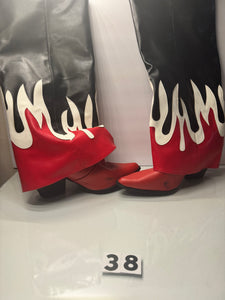 Red Boots / Size 10 Shoes