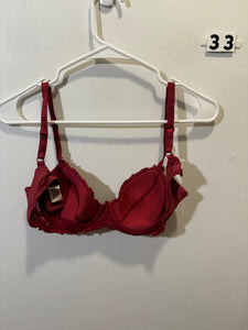 Floral Red 34C Bra