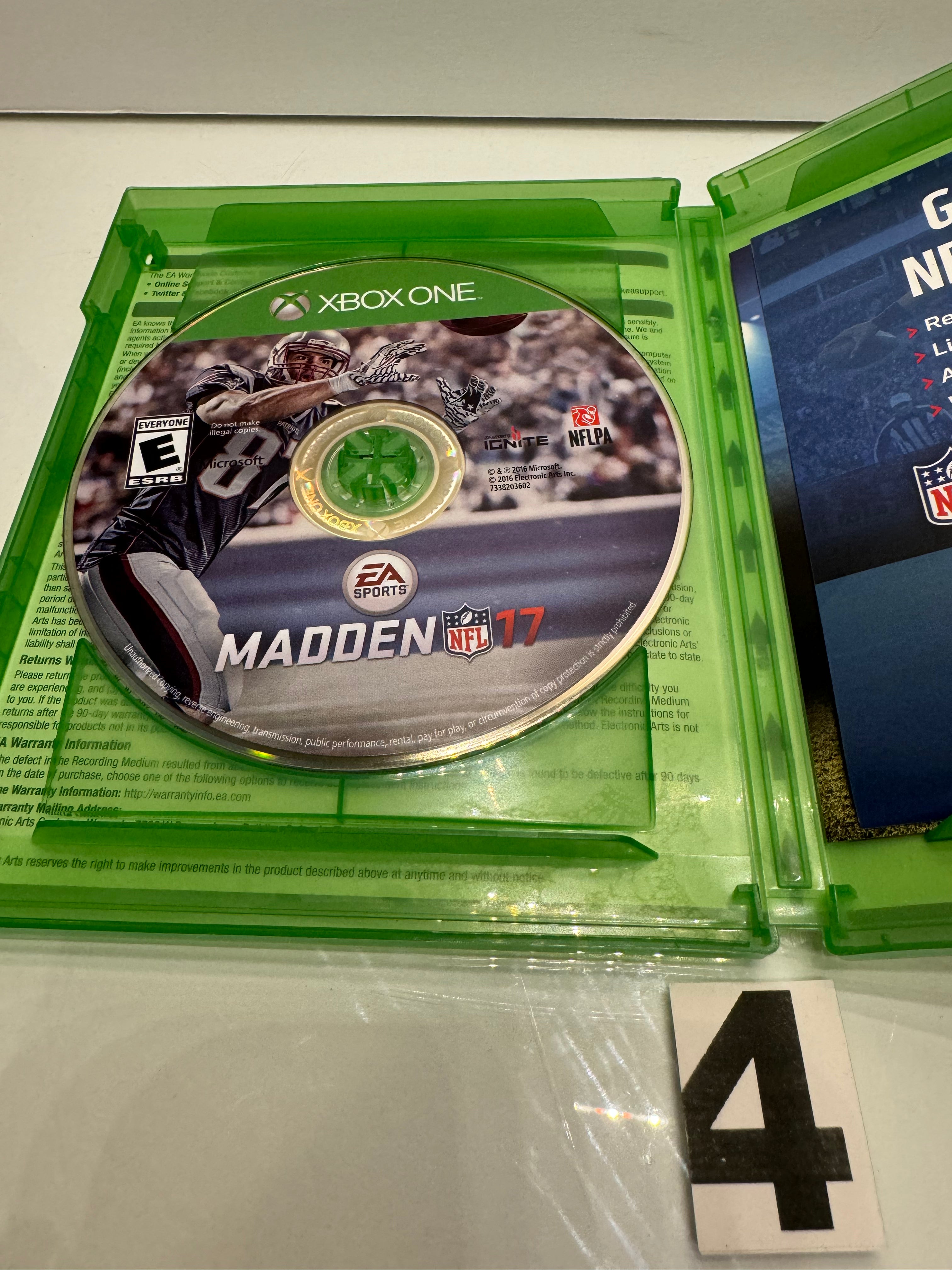 Madden 17 Xbox One Video Game