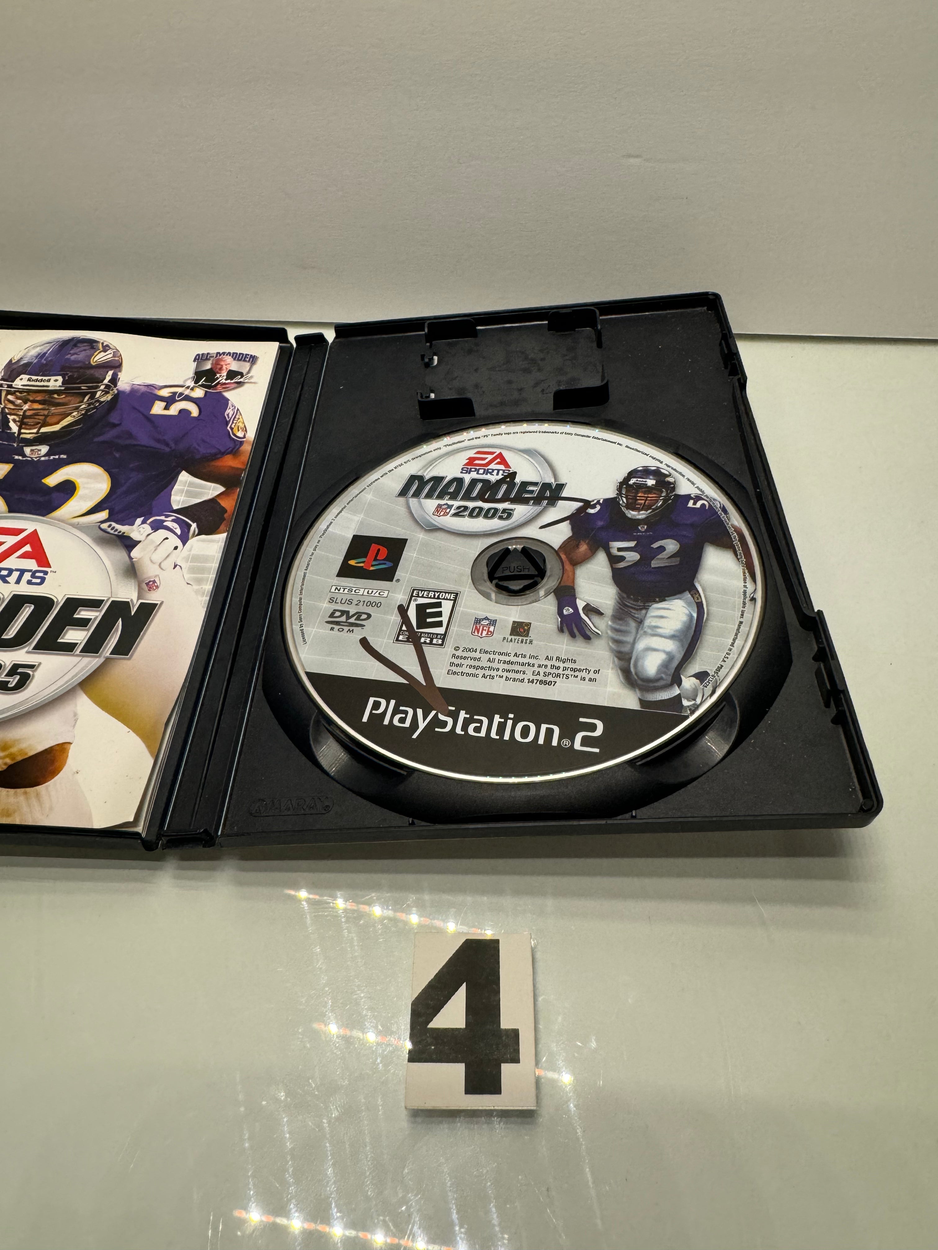 Madden 2005 PS2 Video Game