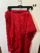 Load image into Gallery viewer, Red Lace Fabric
