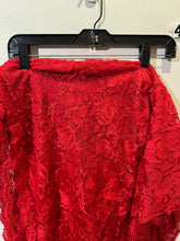 Load image into Gallery viewer, Red Lace Fabric
