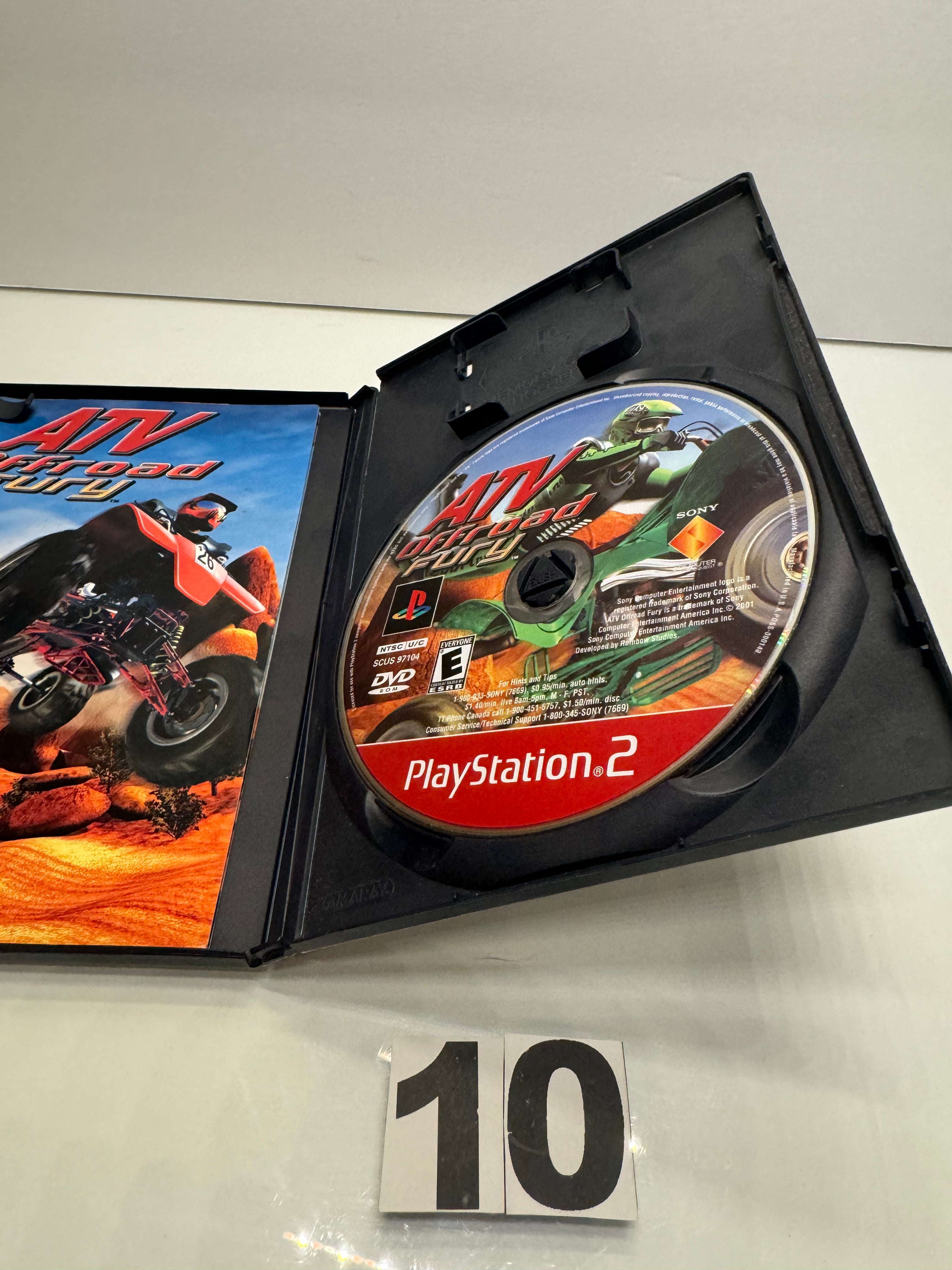 ATV Off-road Fury PS2 Video Game
