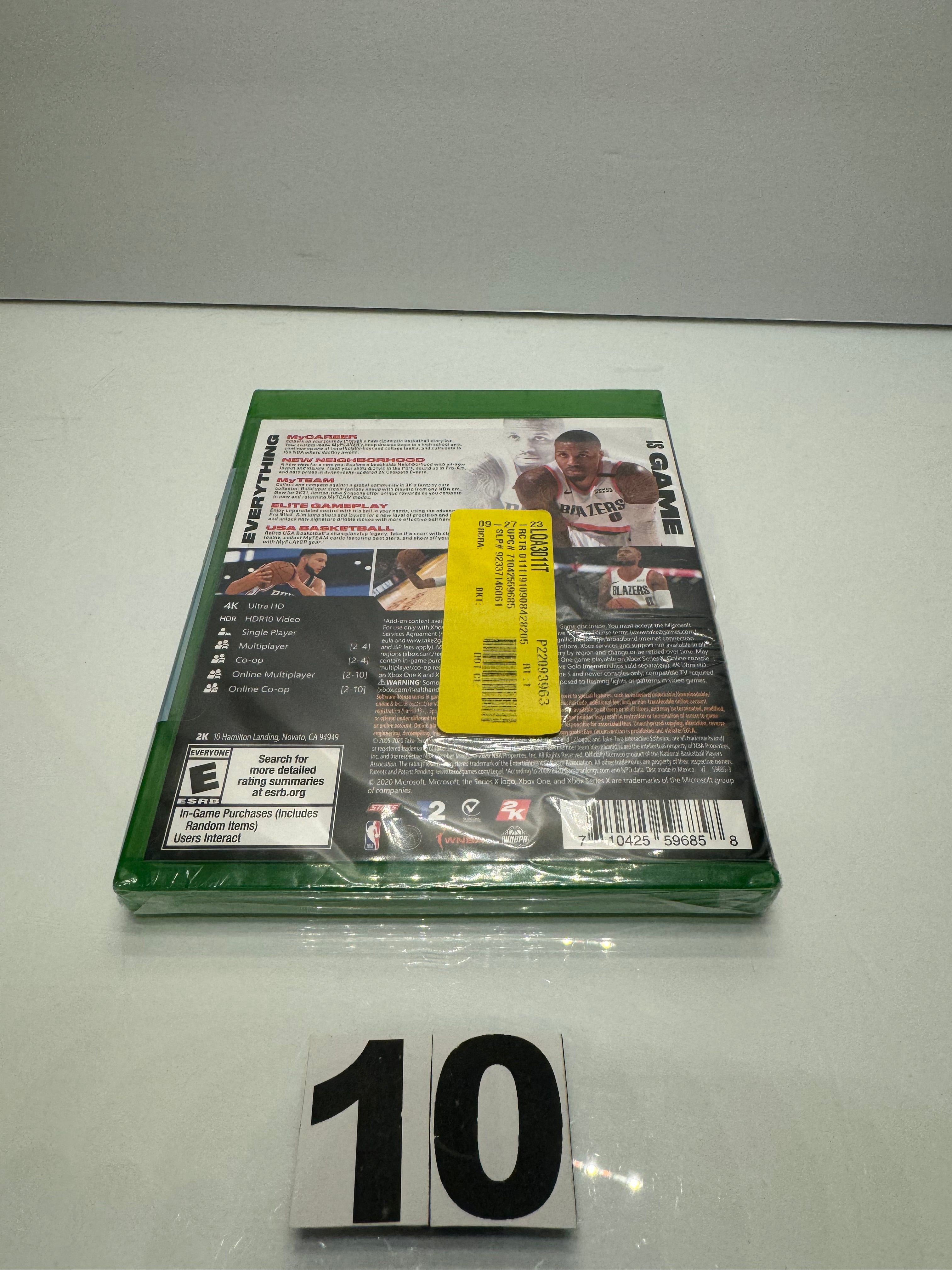 NBA 2K21 Xbox One Video Game